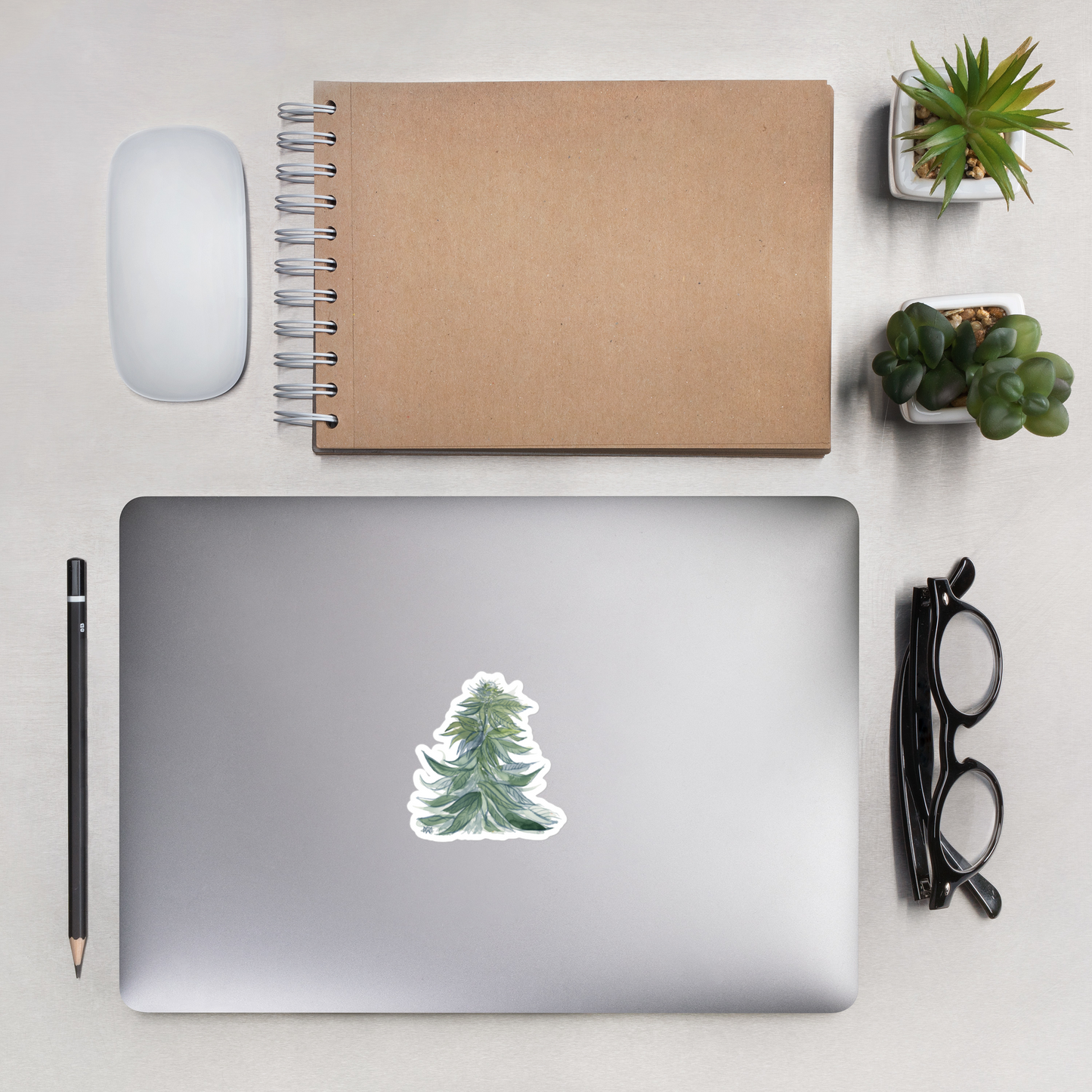 Cannabis Bloom Vinyl Sticker