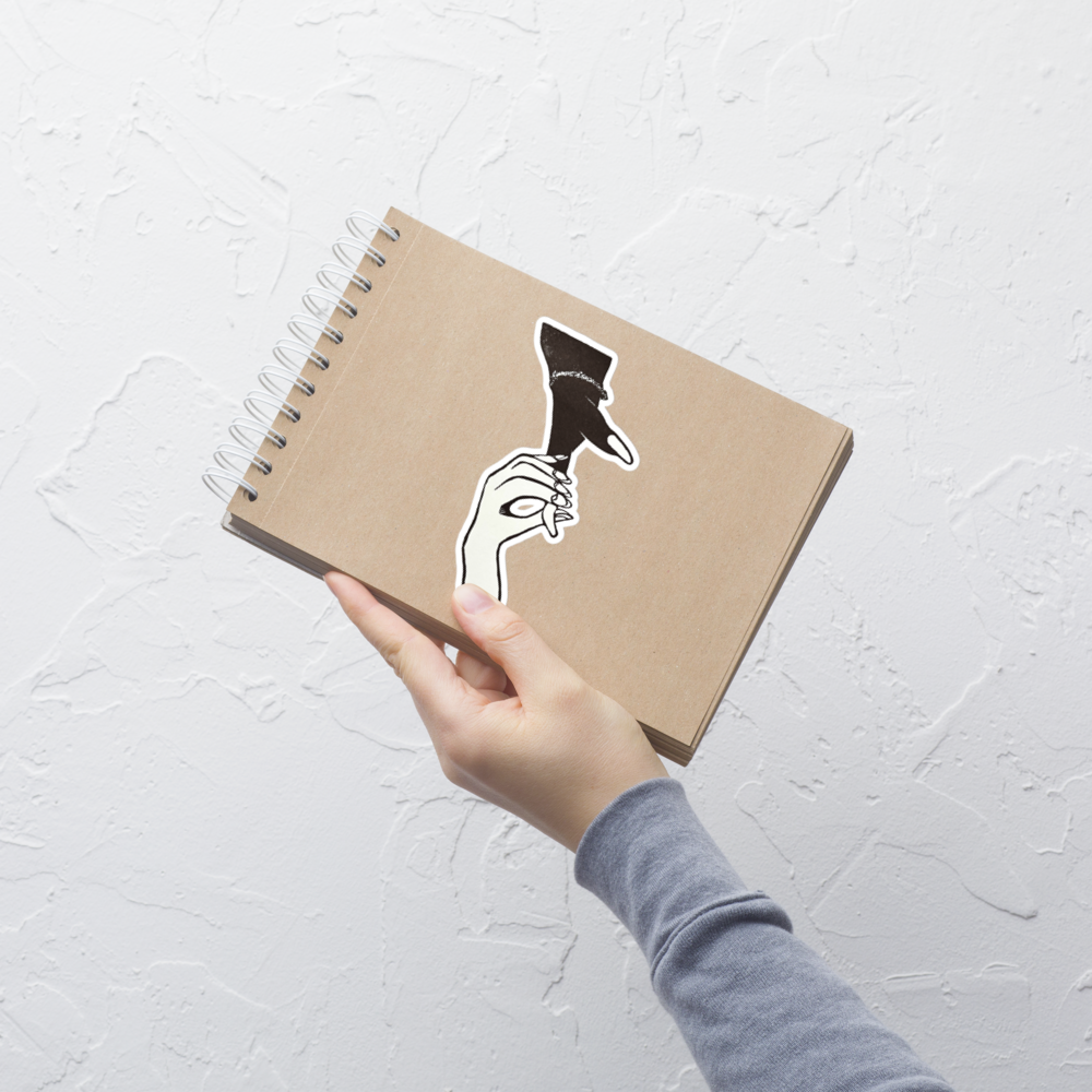 "Holding Space" Durable Vinyl Sticker