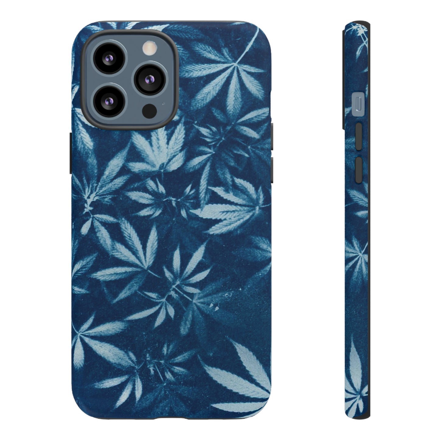 Tough Cell Phone Cases - Cyanotype Print