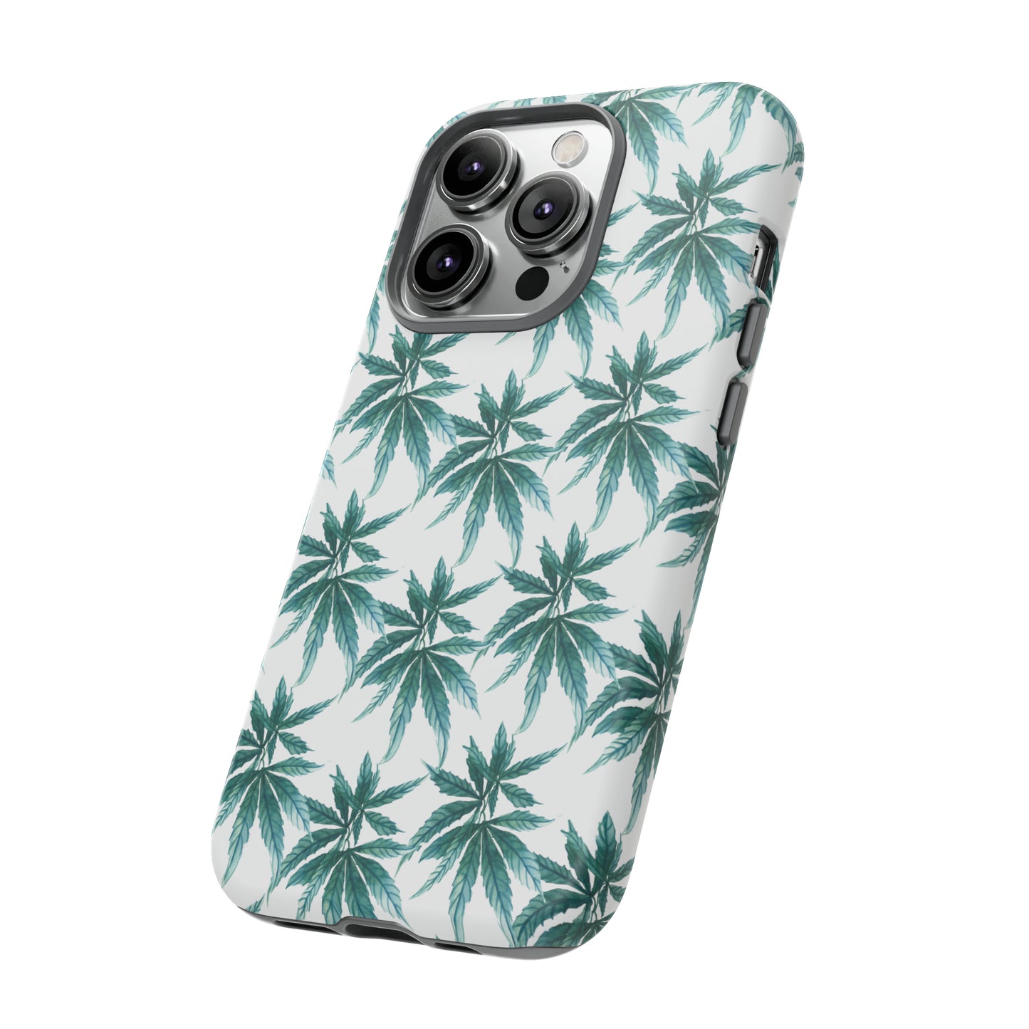 Copy of Tough Cell Phone Cases - Watercolor Cannabis Field