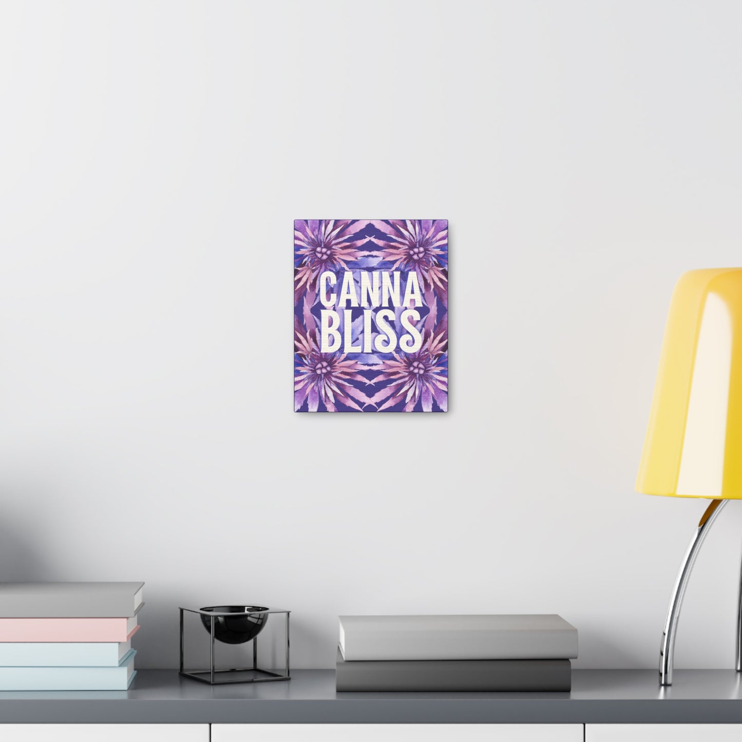 Canvas Gallery Wrap Prints - Cannabliss in Purple