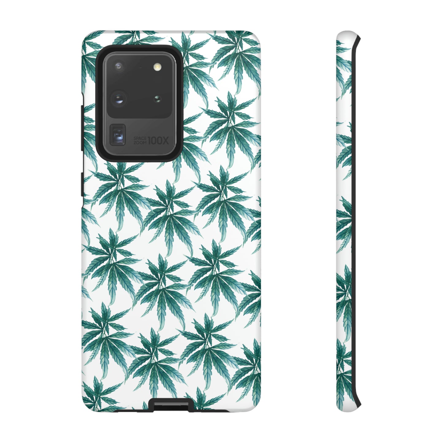 Copy of Tough Cell Phone Cases - Watercolor Cannabis Field