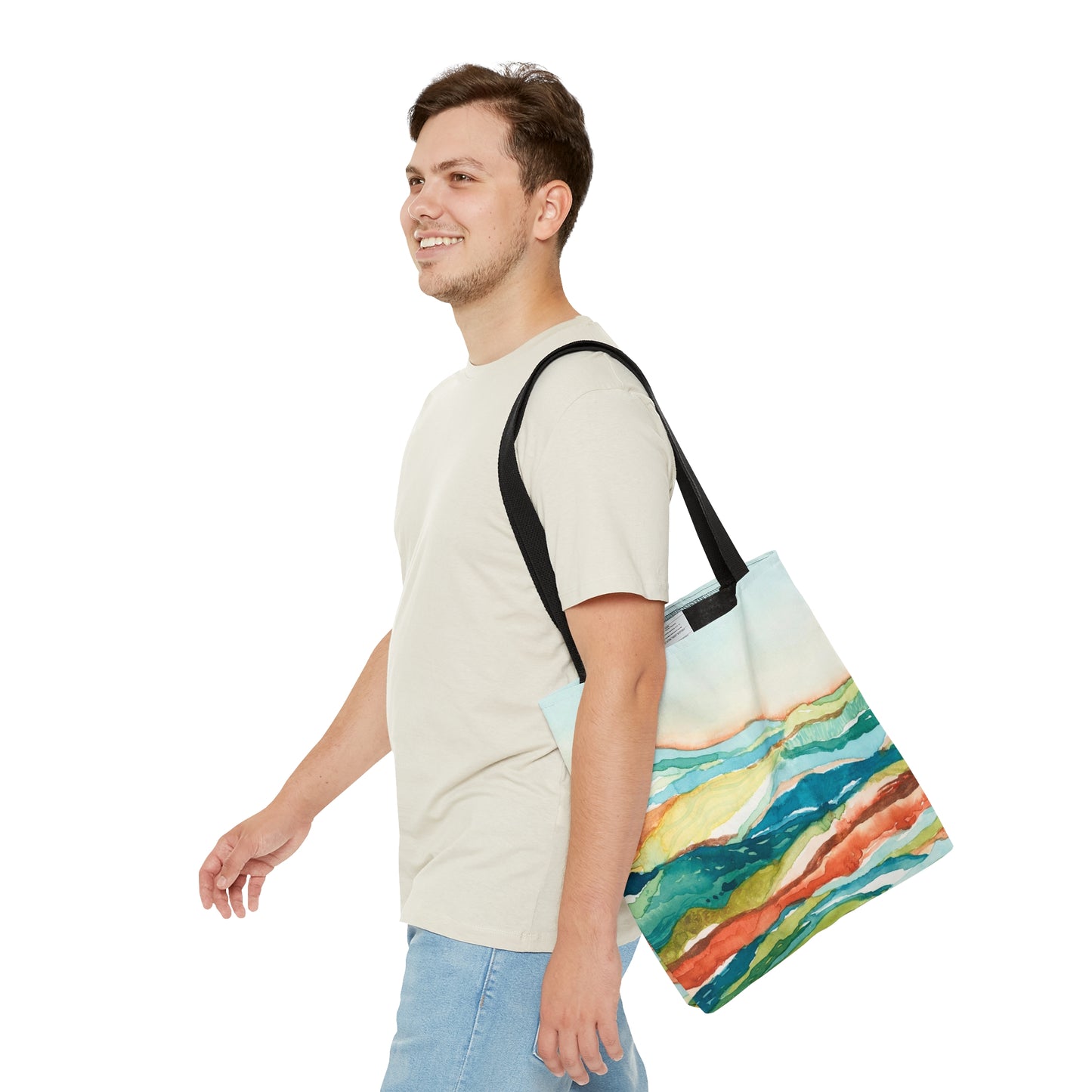 Tote Bag (3 sizes!) - Watercolor Mountains