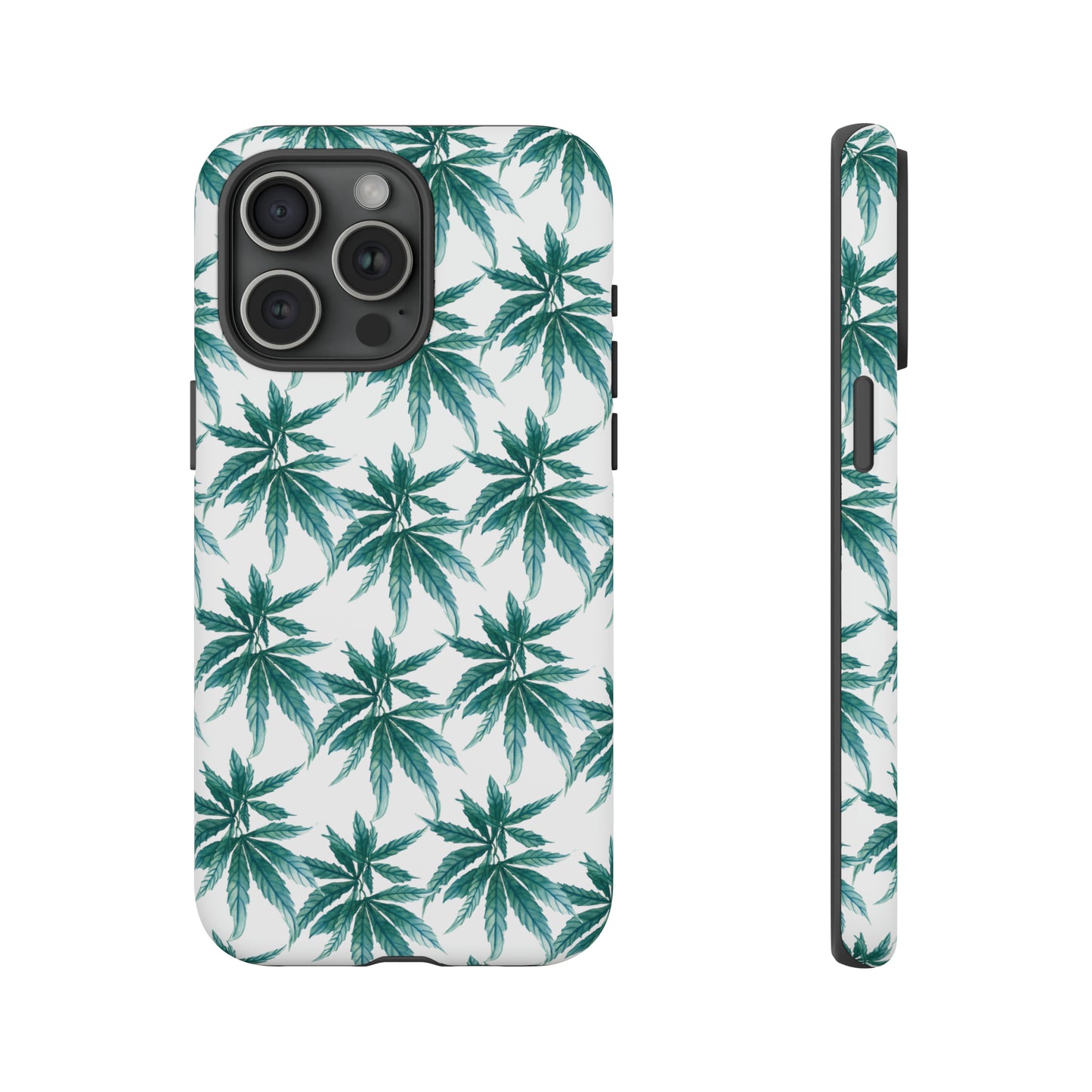 Copy of Tough Cell Phone Cases - Watercolor Cannabis Field