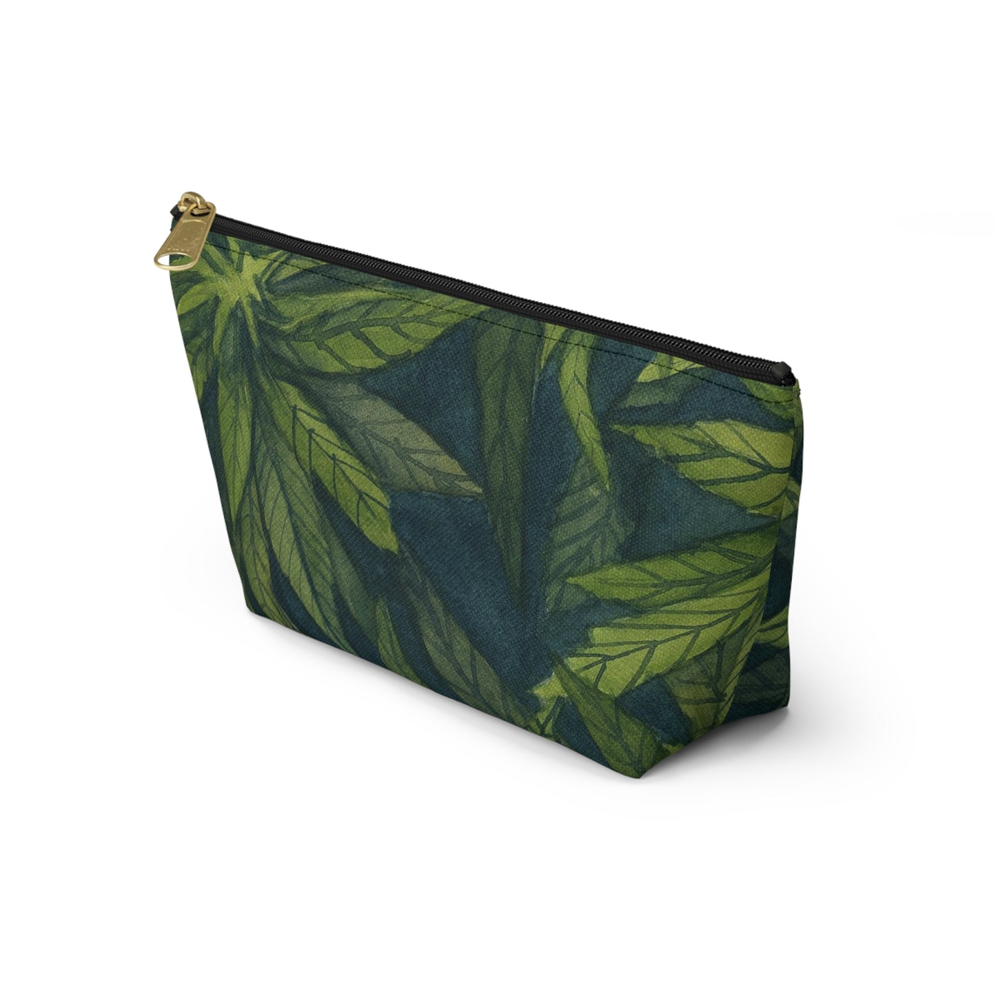 Roomy Accessory Pouch - Green Gardens