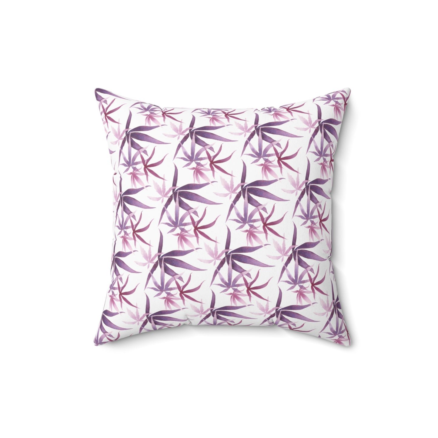 Faux Suede Square Pillow - Orchid Dream