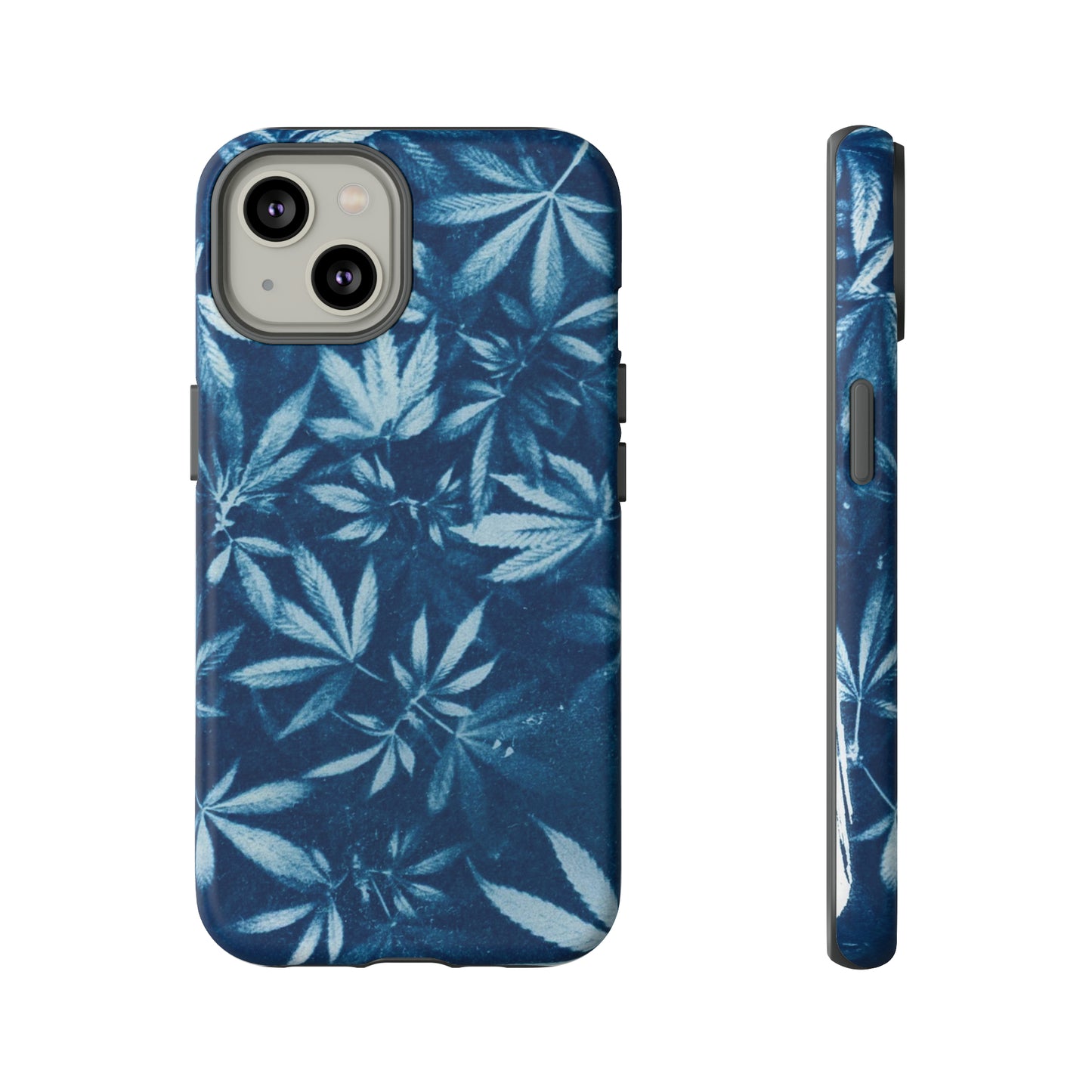 Tough Cell Phone Cases - Cyanotype Print