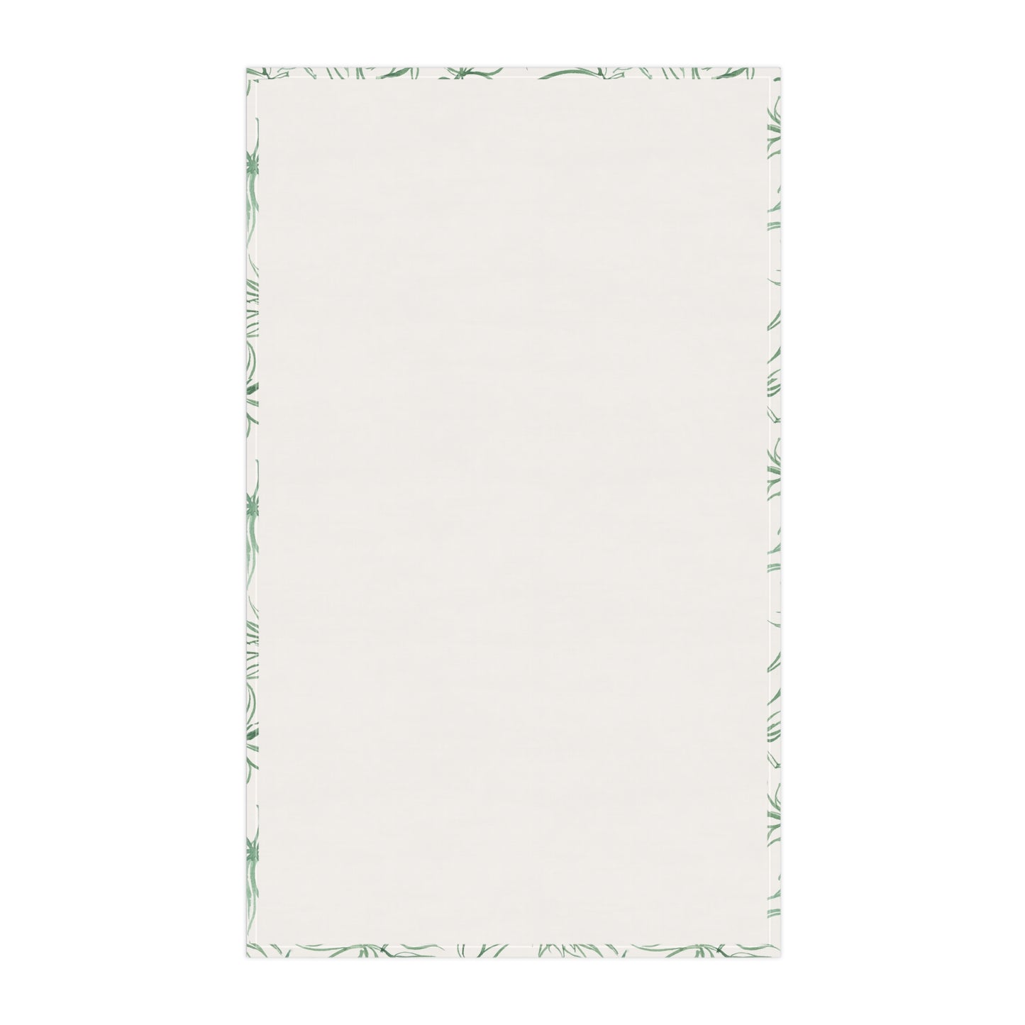 100% Cotton Twill Kitchen Towel - Sketches in Green