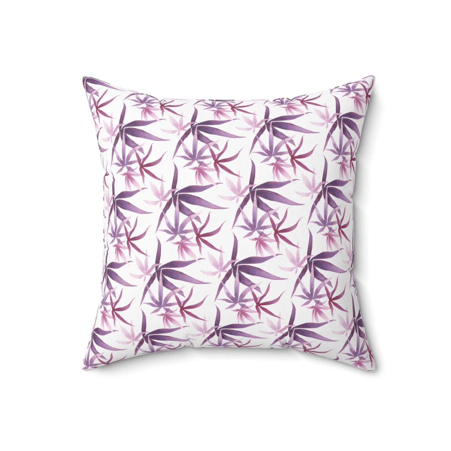 Faux Suede Square Pillow - Orchid Dream