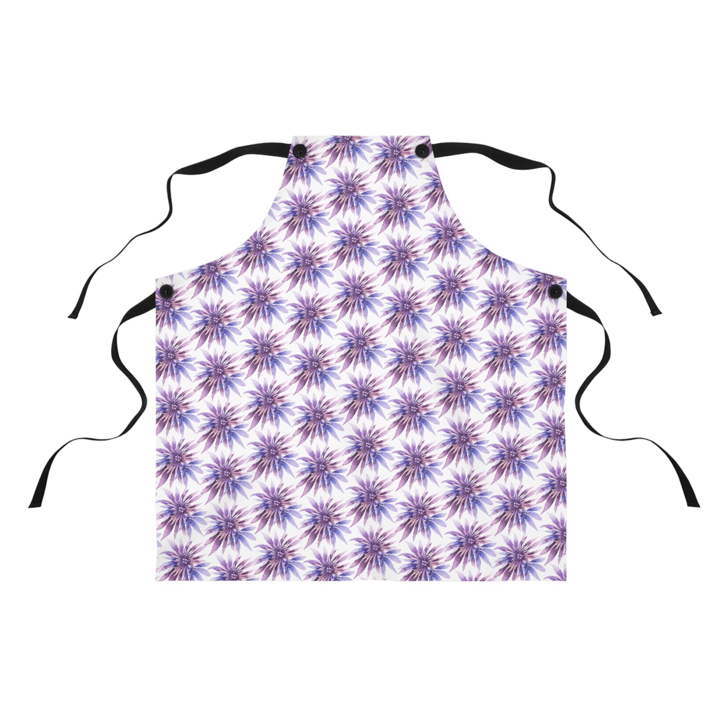 Apron - Purple Blooms