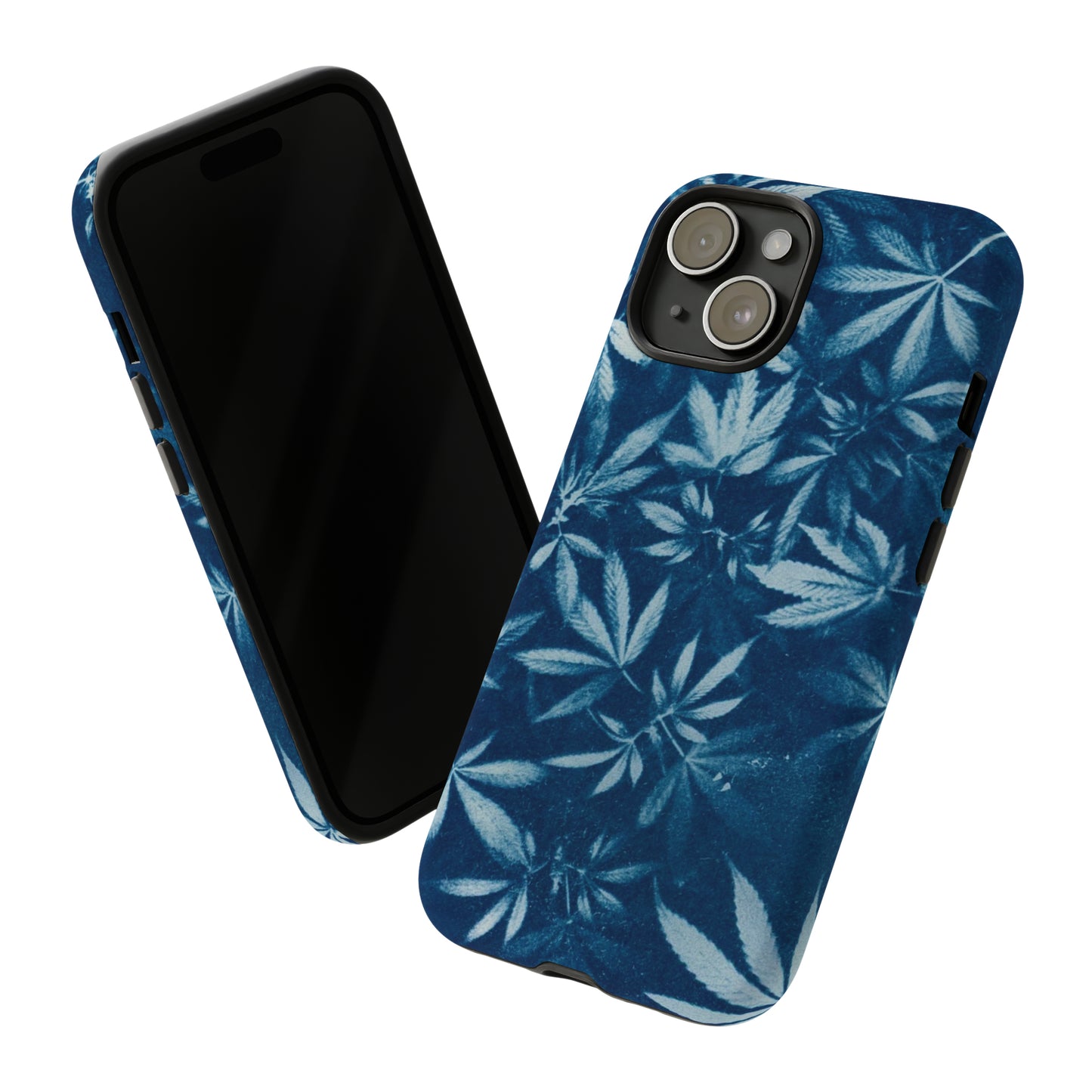 Tough Cell Phone Cases - Cyanotype Print