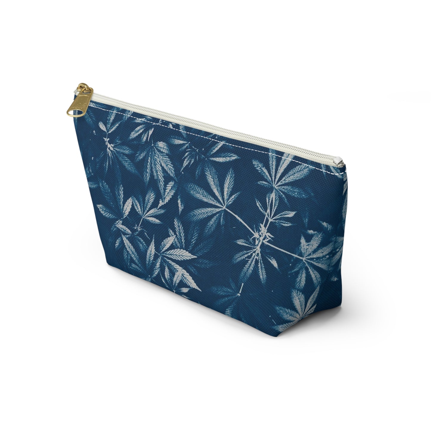 Roomy Accessory Pouch - Cyanotype Print 2