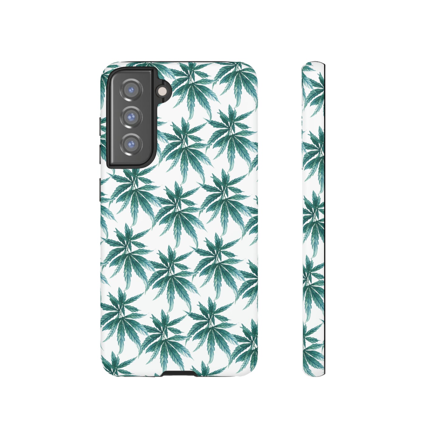 Copy of Tough Cell Phone Cases - Watercolor Cannabis Field