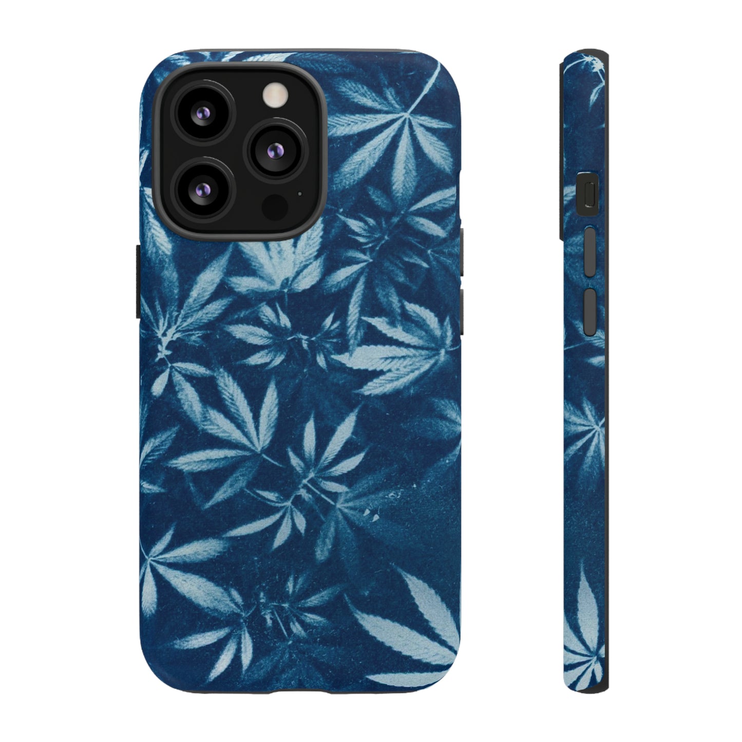 Tough Cell Phone Cases - Cyanotype Print