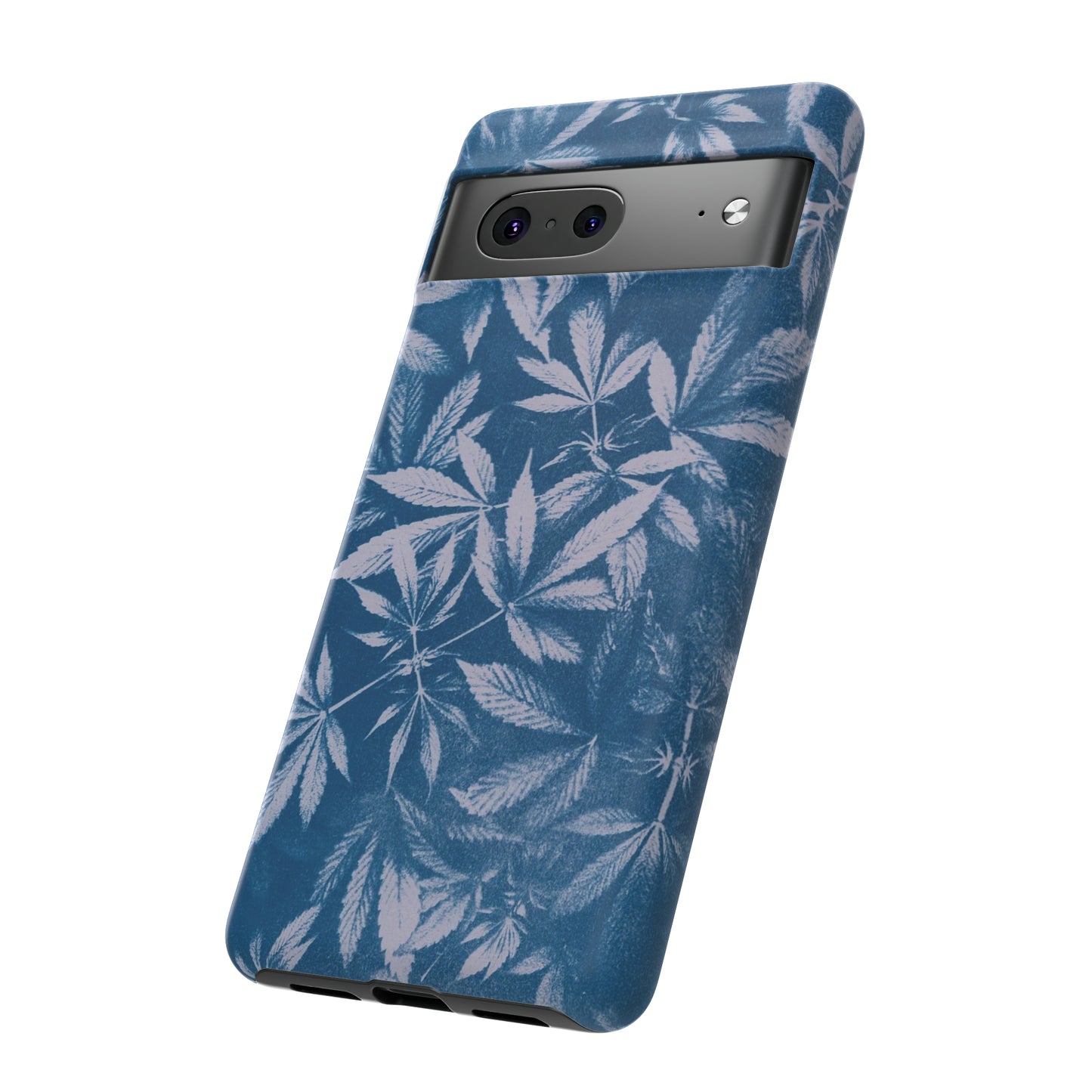 Tough Cell Phone Cases - Cyanotype on Lavender Print