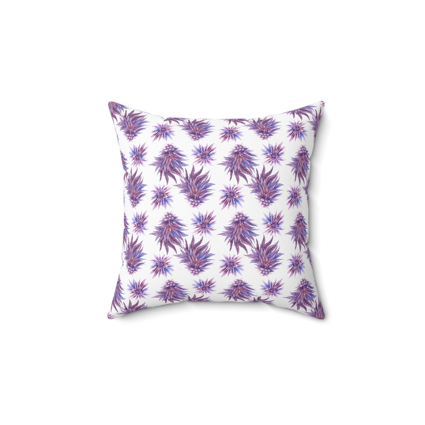 Faux Suede Square Pillow - Purple Passion