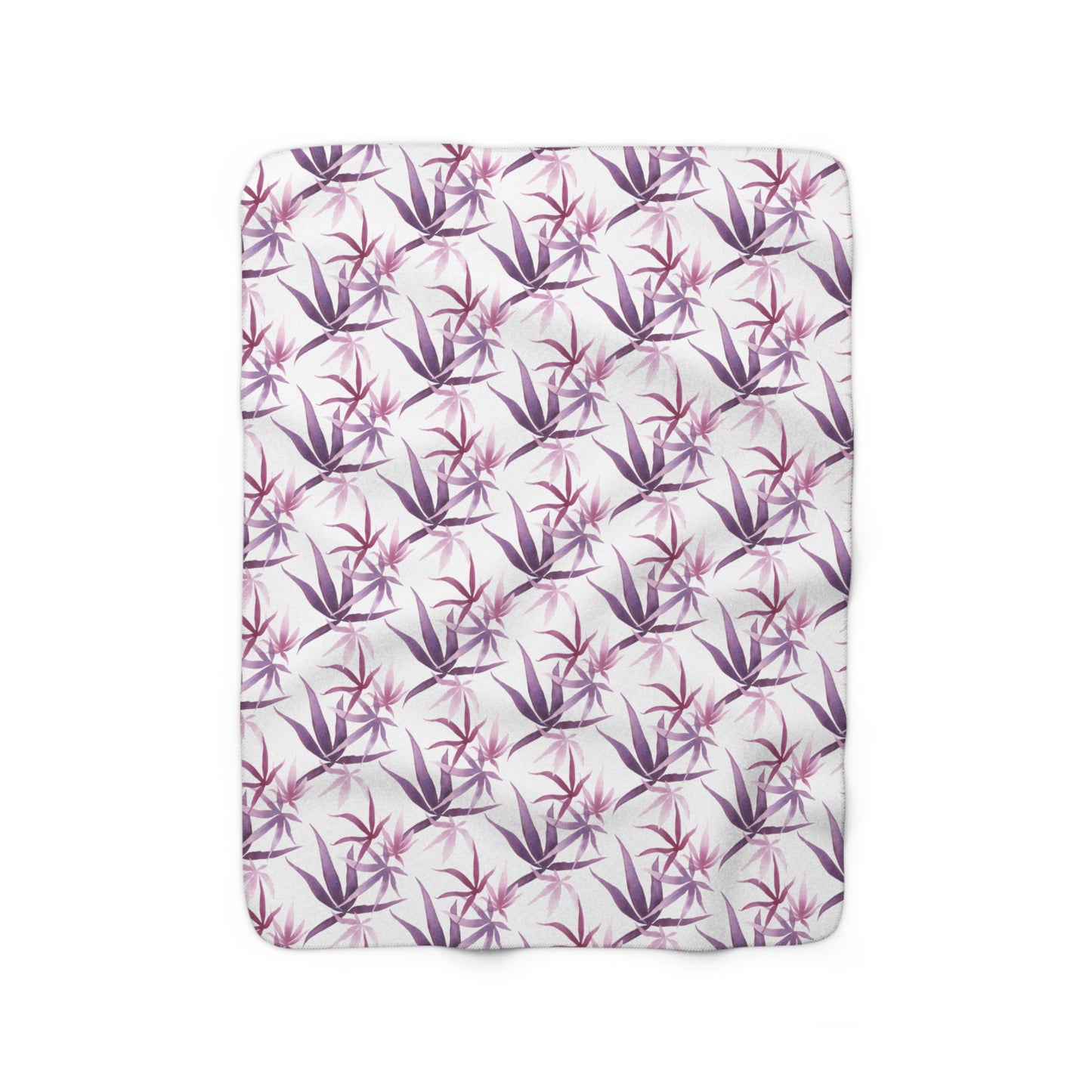 Sherpa Fleece Blanket - Orchid Dreams