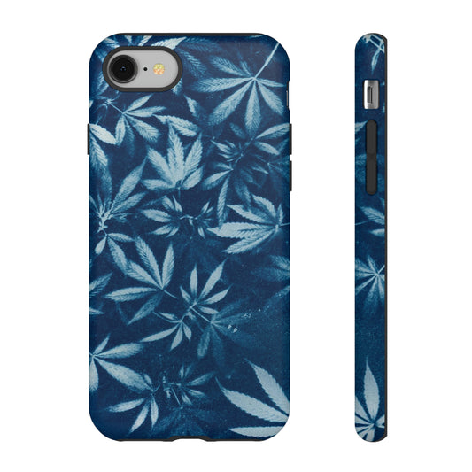 Tough Cell Phone Cases - Cyanotype Print