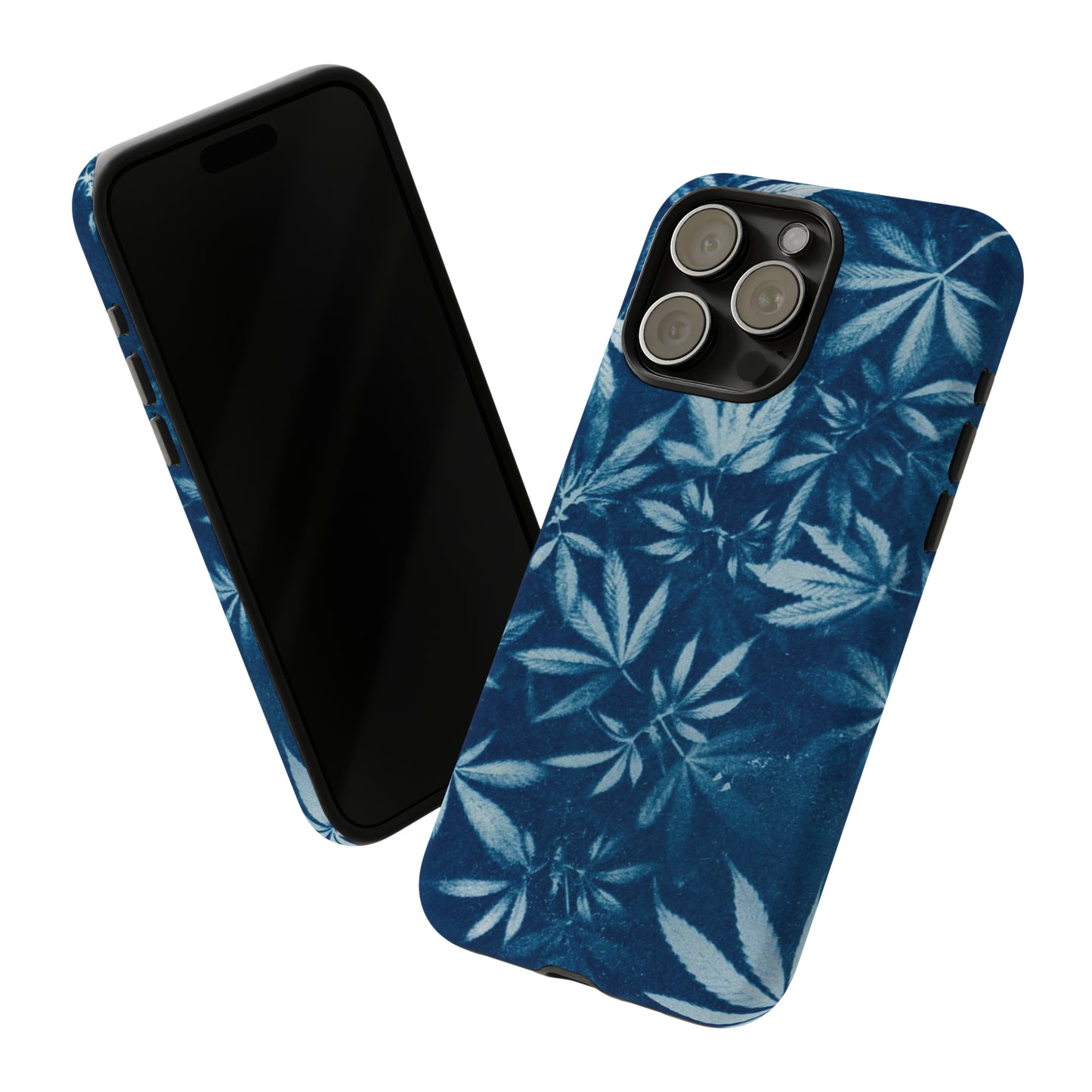 Tough Cell Phone Cases - Cyanotype Print