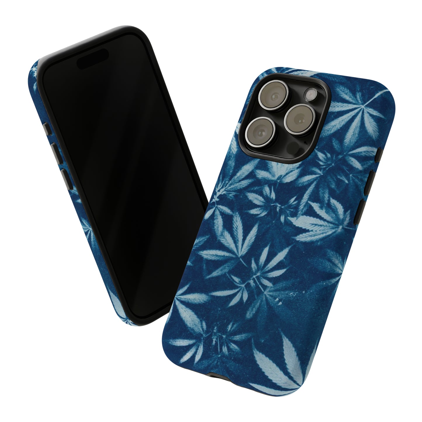 Tough Cell Phone Cases - Cyanotype Print