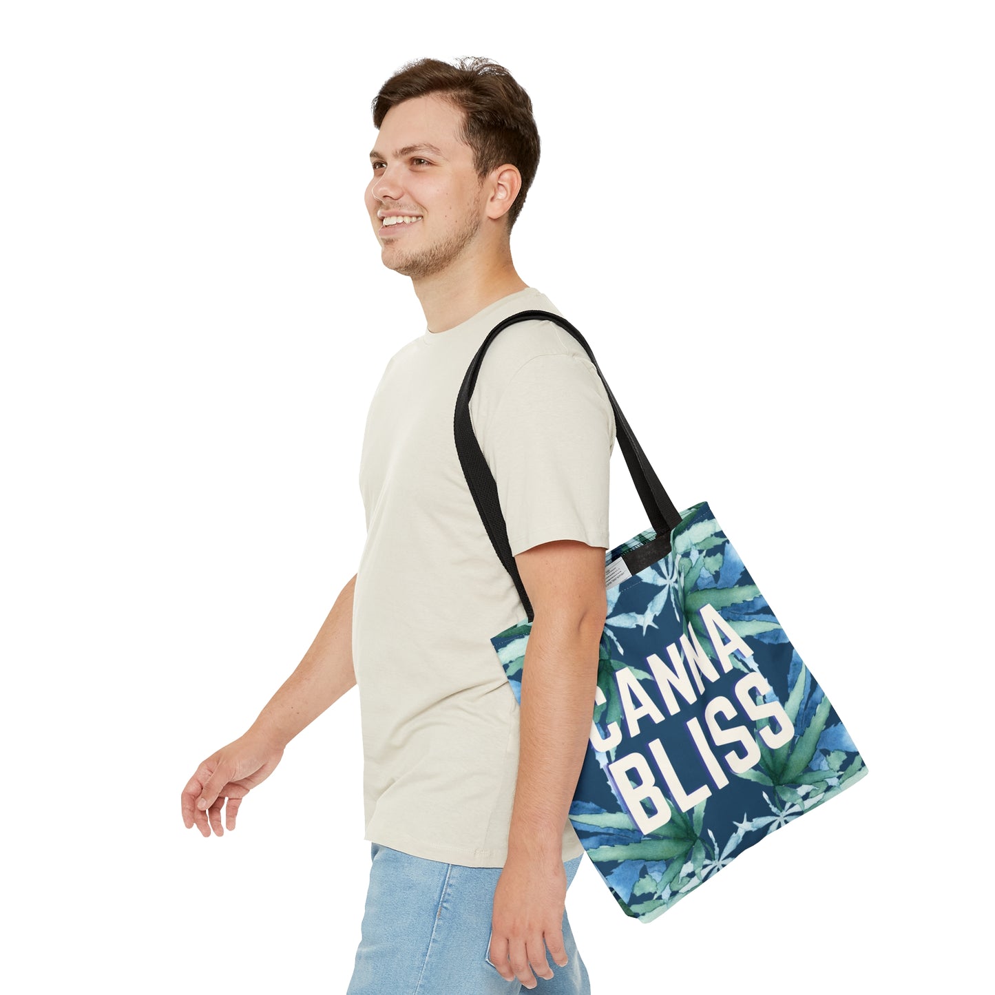 Tote Bag (3 sizes!) - Cannabliss Teal