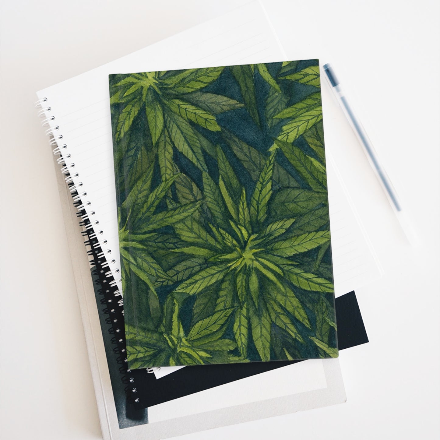 Journal - Blank Pages - Green Gardens Notes