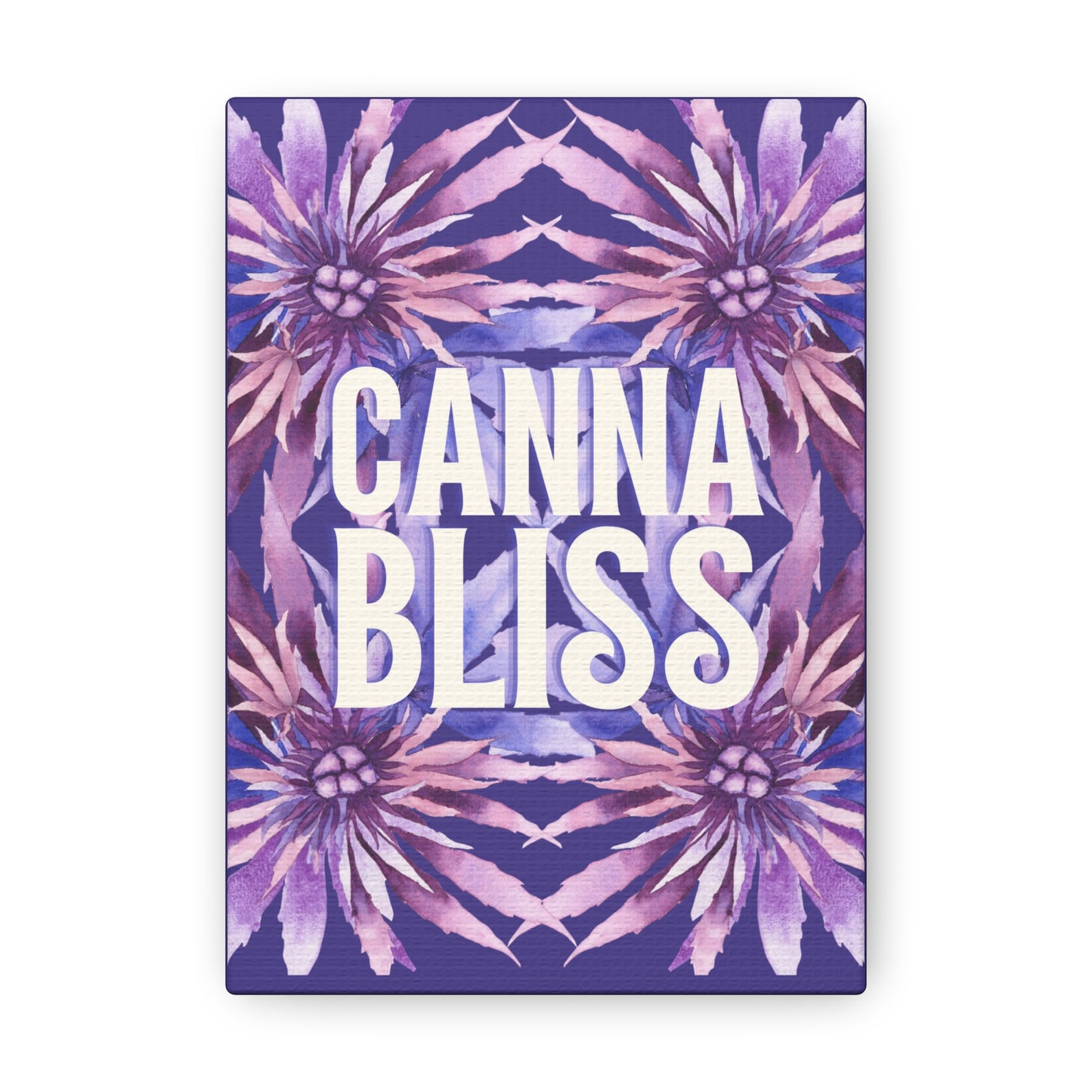 Canvas Gallery Wrap Prints - Cannabliss in Purple