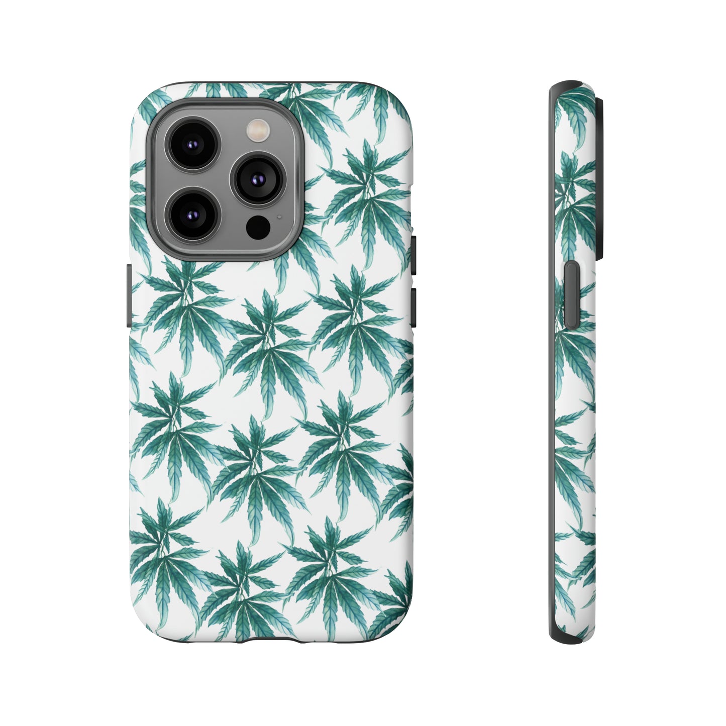 Copy of Tough Cell Phone Cases - Watercolor Cannabis Field