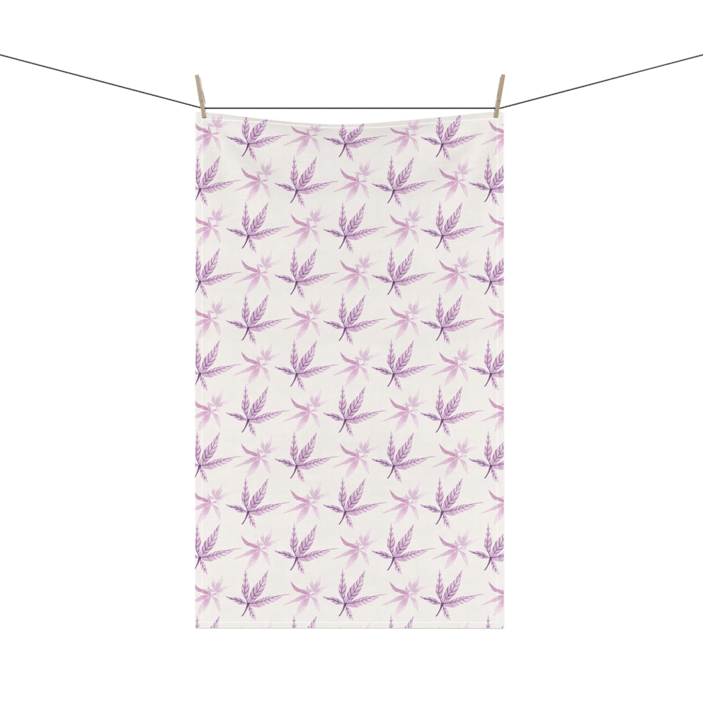 100% Cotton Twill Kitchen Towel - Lilac Haze