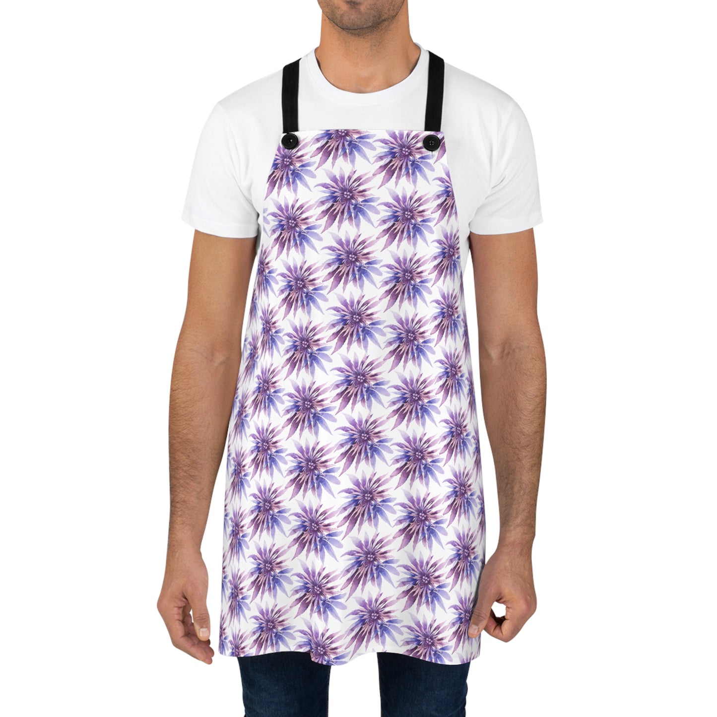 Apron - Purple Blooms