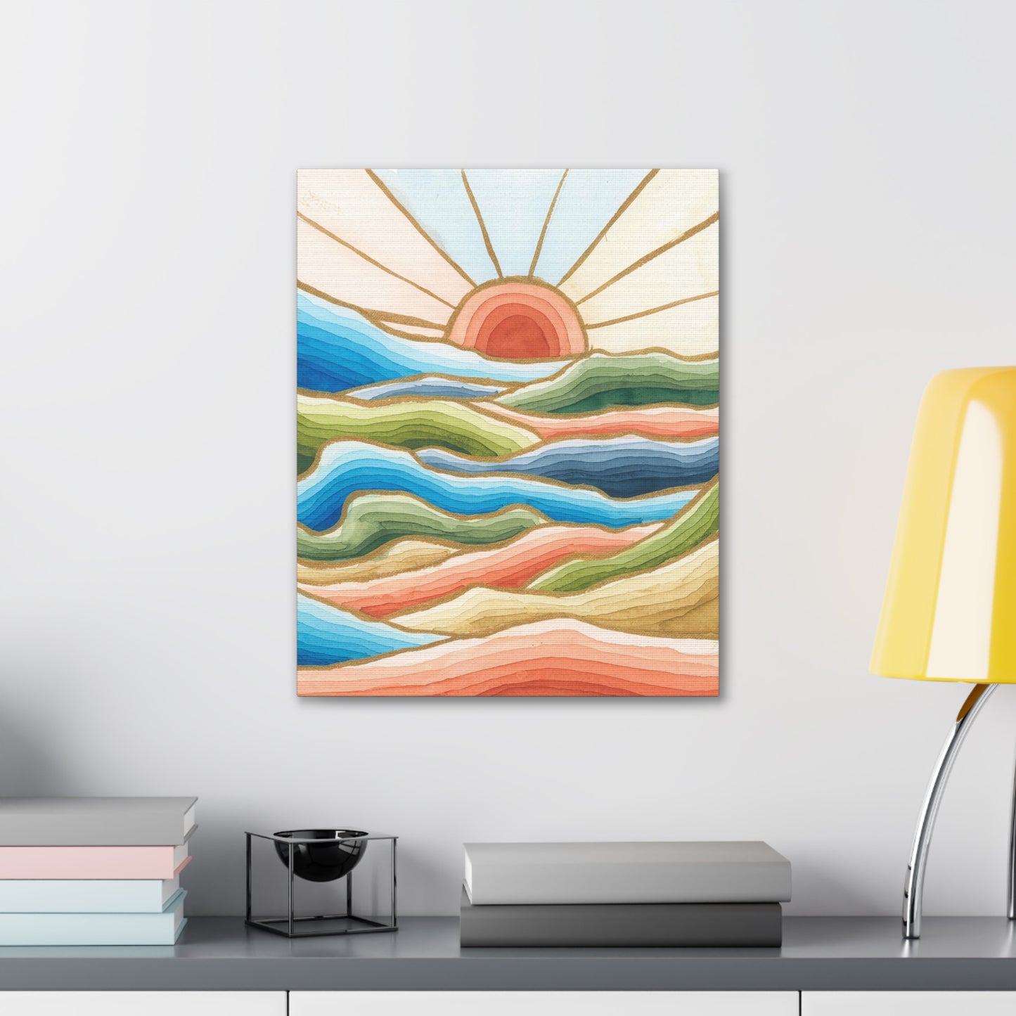 Canvas Gallery Wrap Prints - Red Twilight