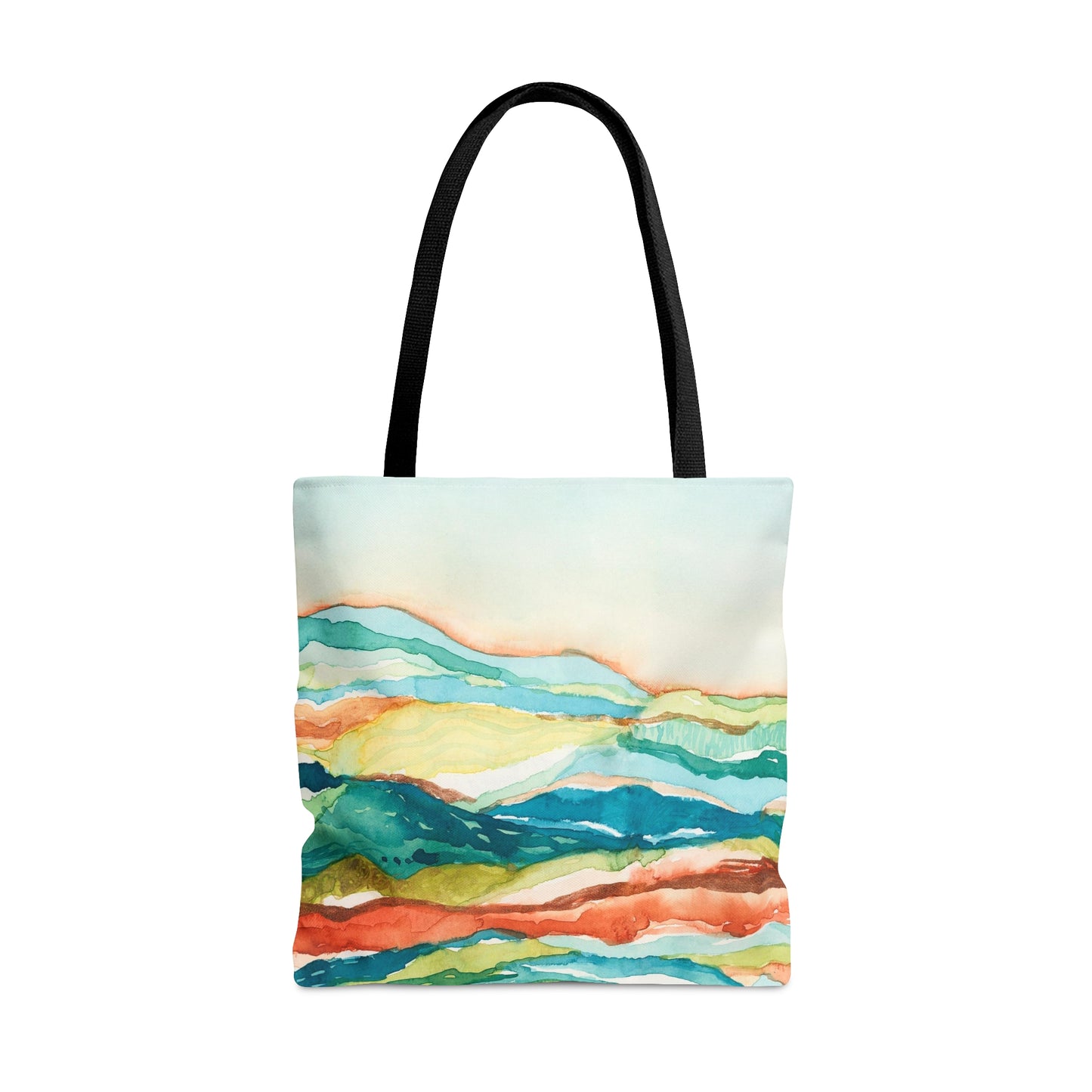 Tote Bag (3 sizes!) - Watercolor Mountains