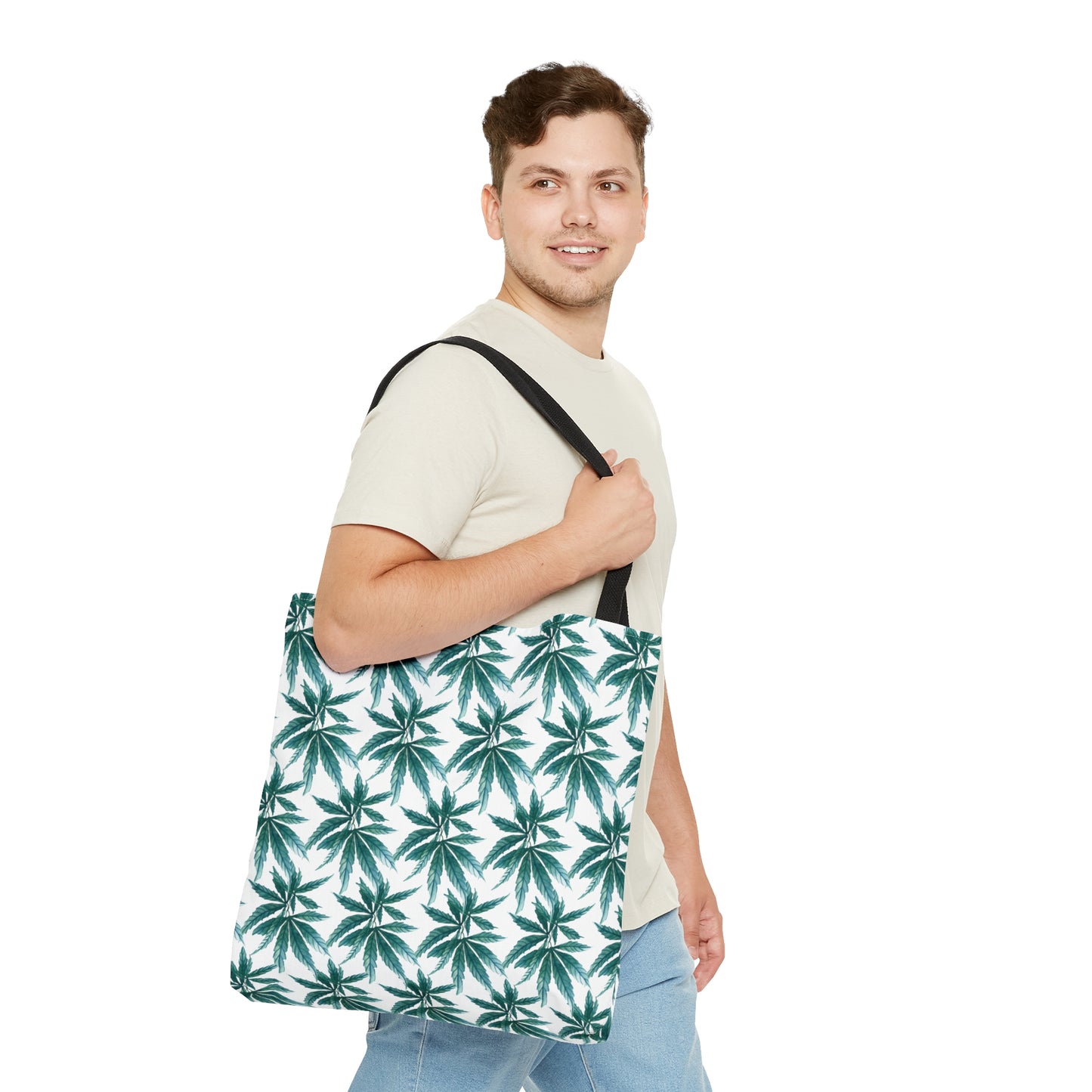 Tote Bag (3 sizes!) - Teal Dreamleaf