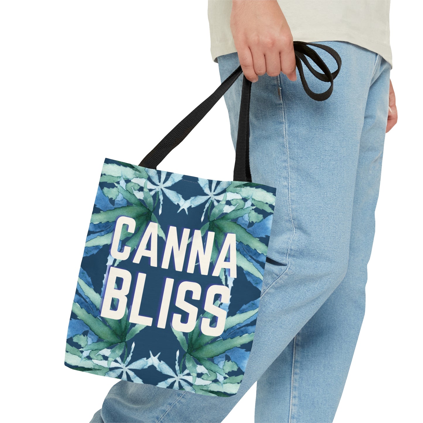 Tote Bag (3 sizes!) - Cannabliss Teal