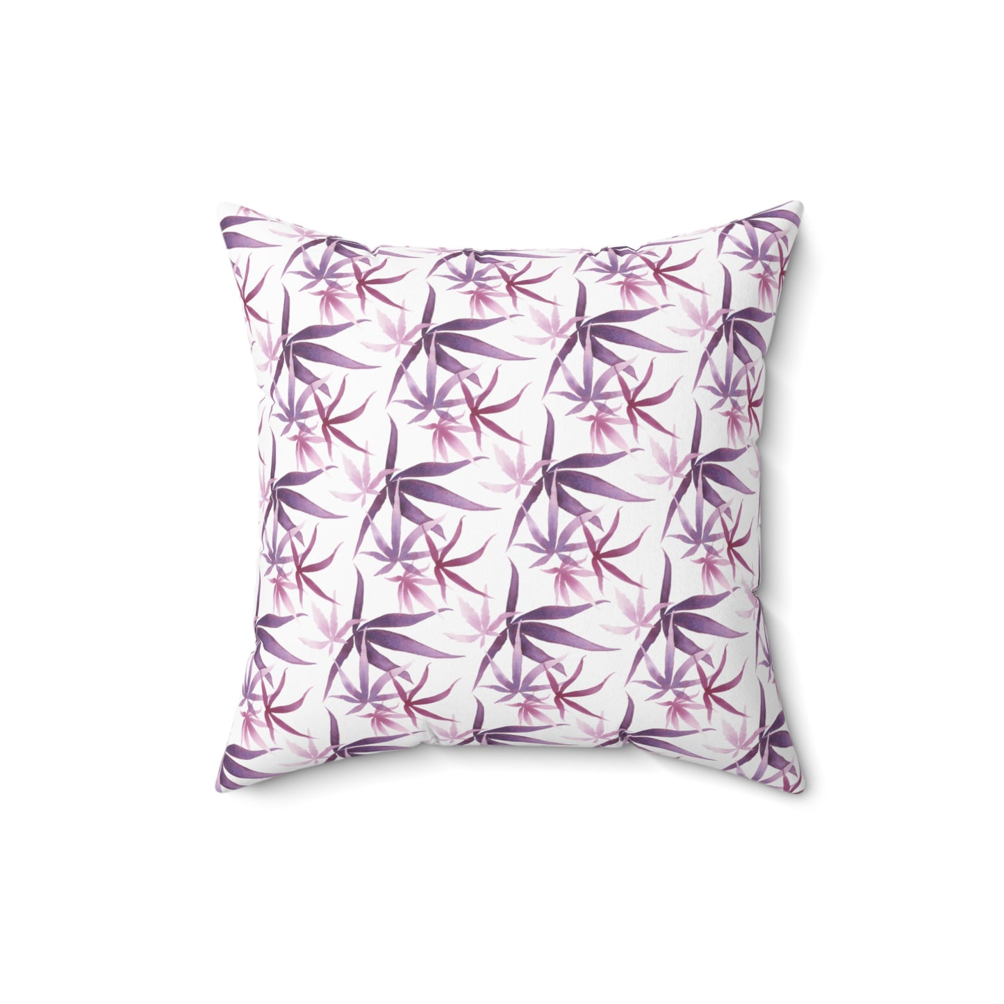 Faux Suede Square Pillow - Orchid Dream