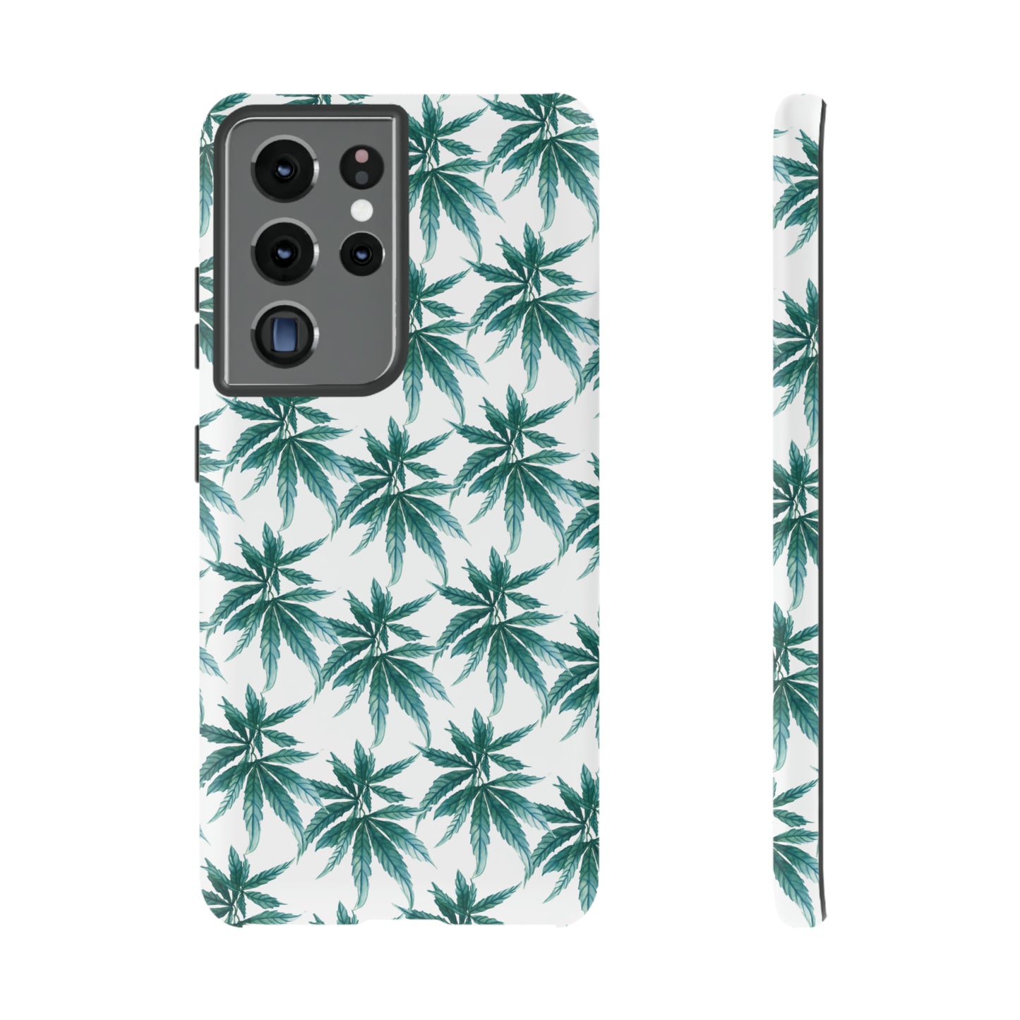 Copy of Tough Cell Phone Cases - Watercolor Cannabis Field