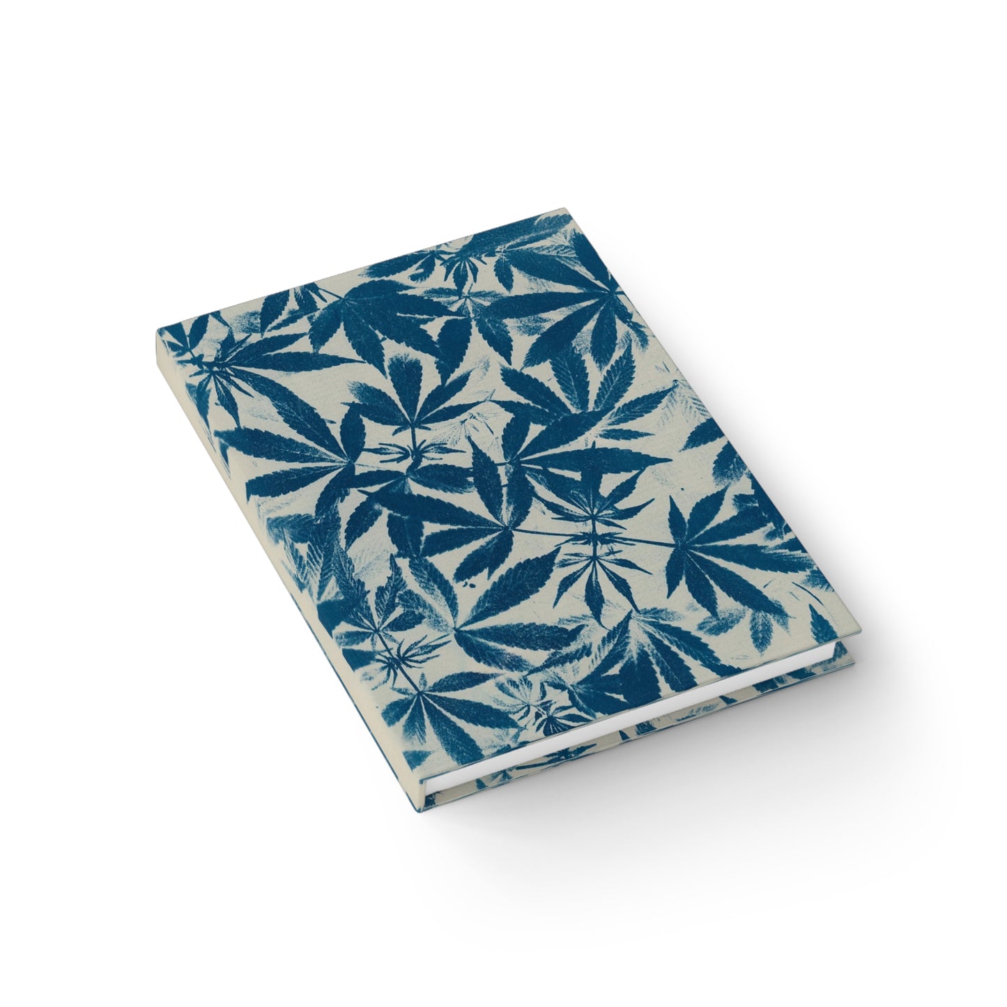 Journal - Blank Pages - Cyanotype on Ivory