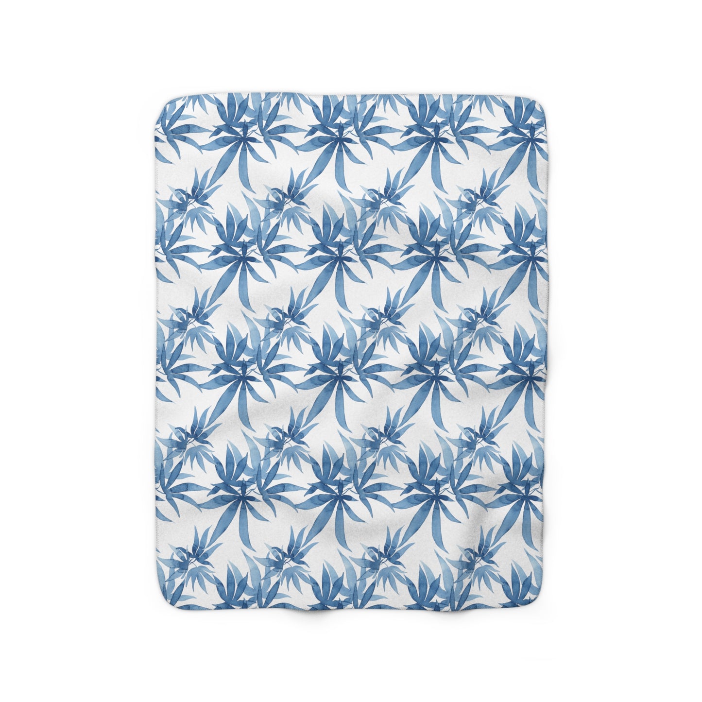 Sherpa Fleece Blanket - Ocean Haze