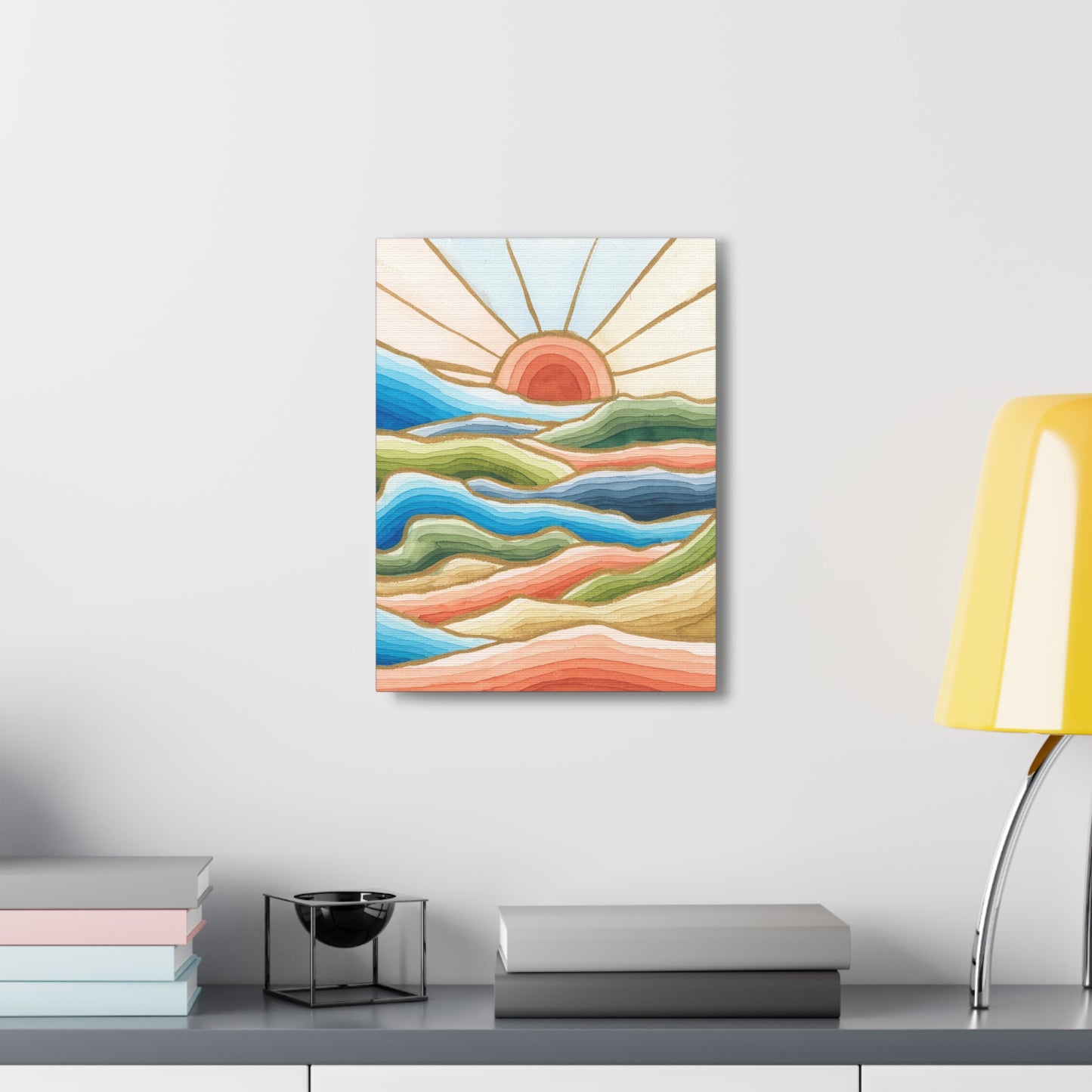 Canvas Gallery Wrap Prints - Red Twilight