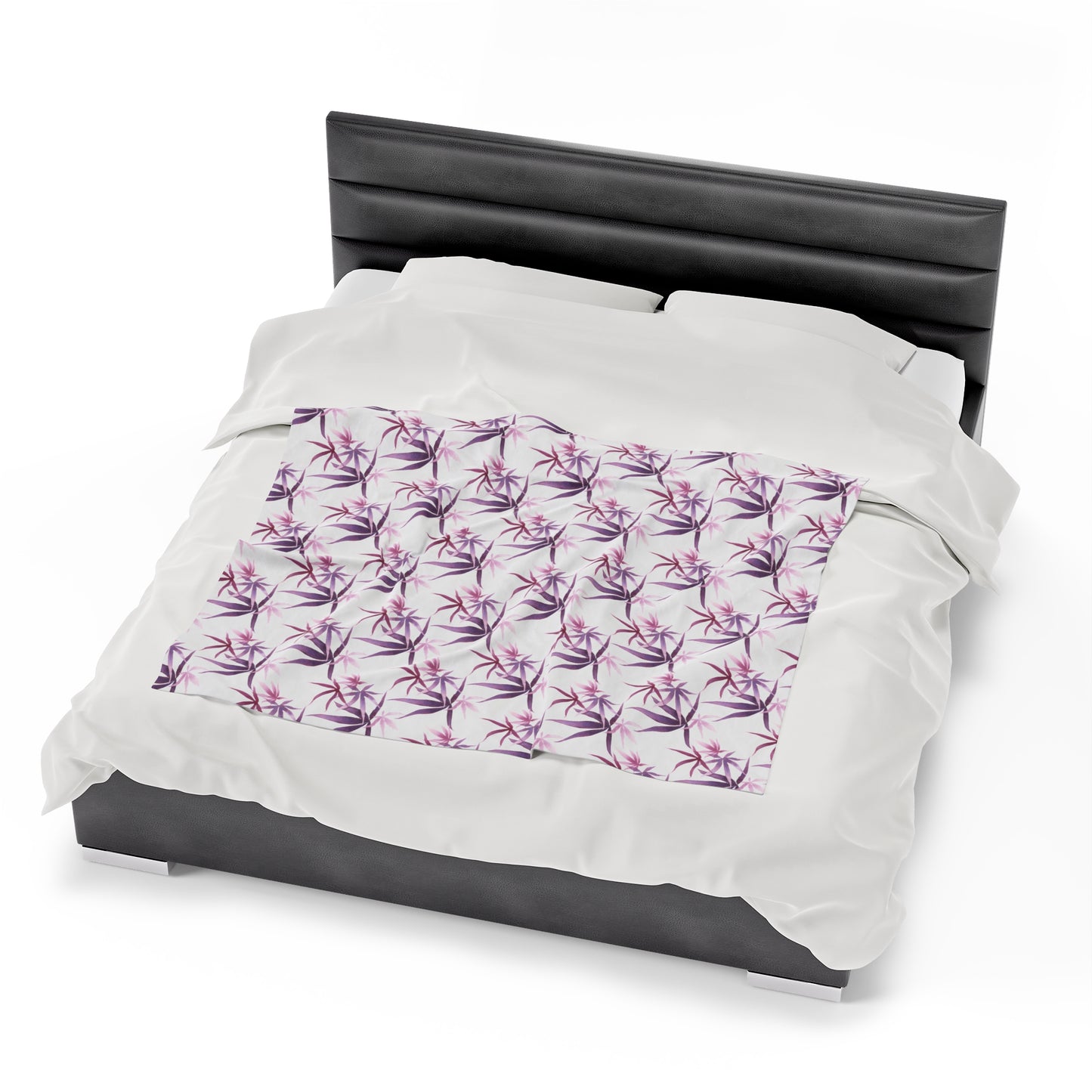 Velveteen Plush Blanket - Orchid Dreams