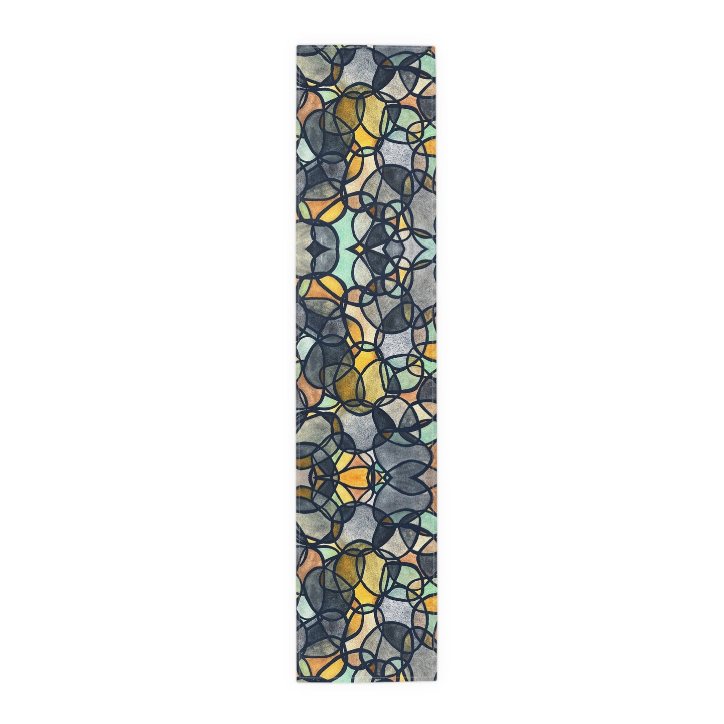 Table Runner 100% Cotton - Chromatic Connections