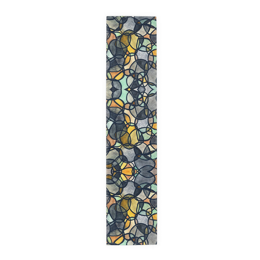 Table Runner 100% Cotton - Chromatic Connections