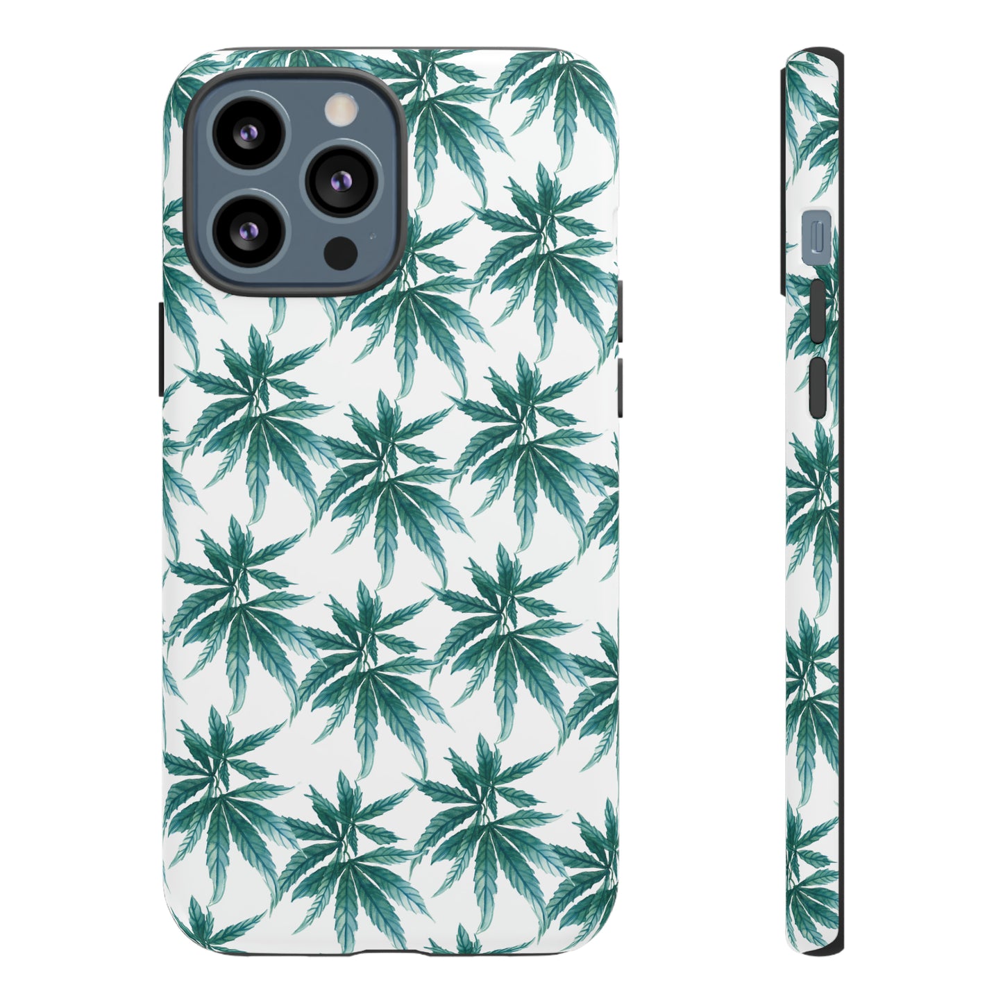 Copy of Tough Cell Phone Cases - Watercolor Cannabis Field