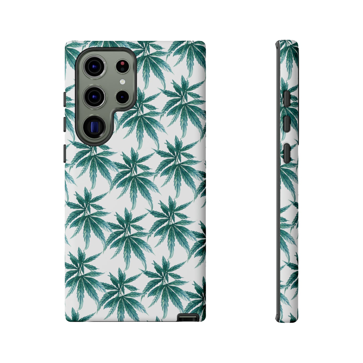 Copy of Tough Cell Phone Cases - Watercolor Cannabis Field