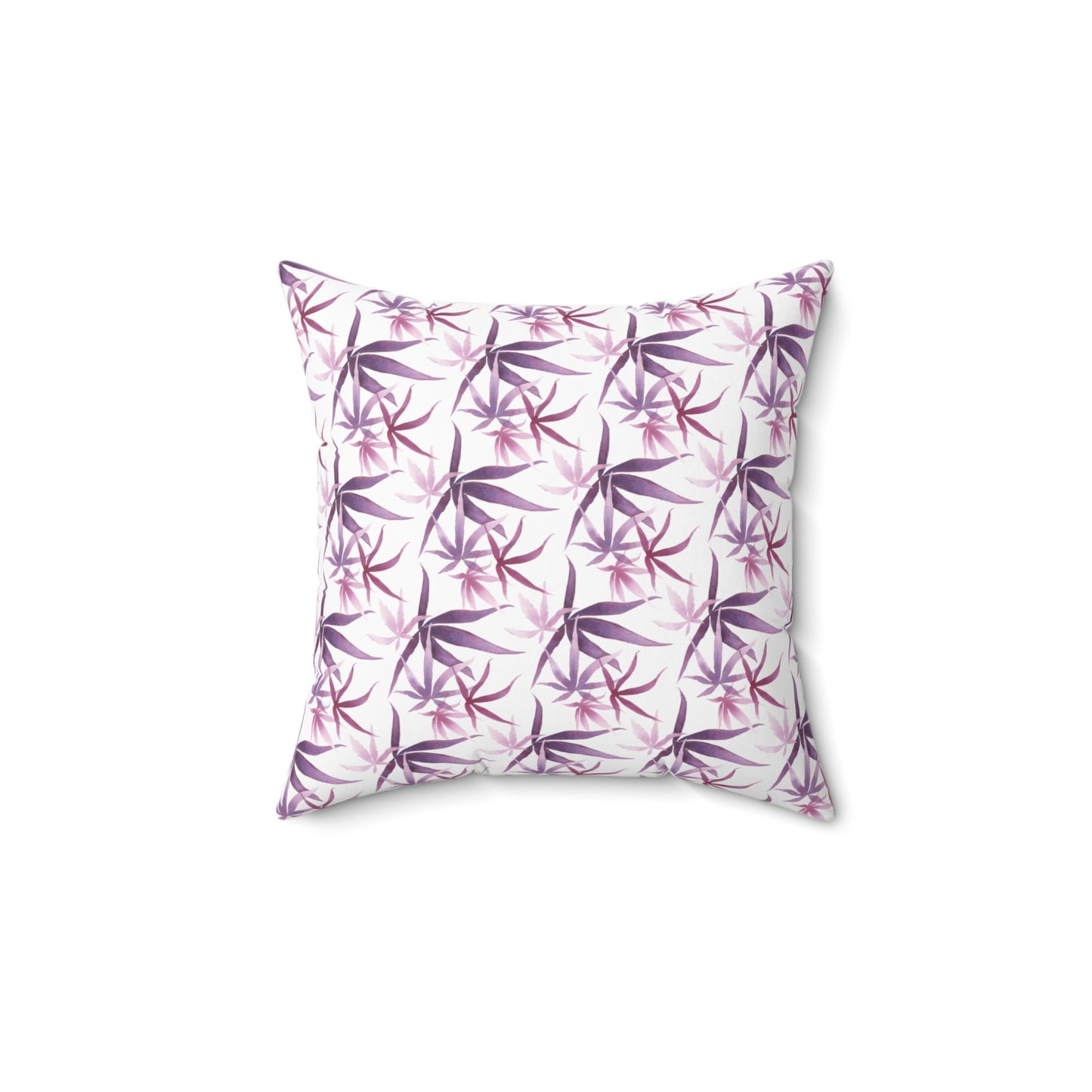 Faux Suede Square Pillow - Orchid Dream