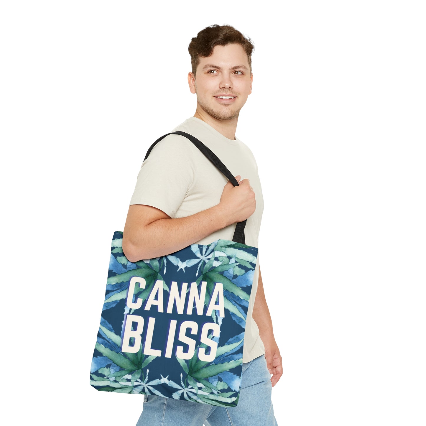 Tote Bag (3 sizes!) - Cannabliss Teal