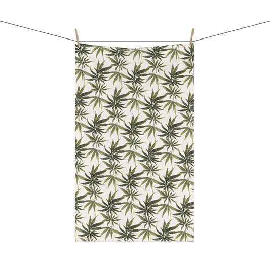 100% Cotton Twill Kitchen Towel - Herbal Canopy