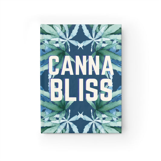 Journal - Blank Pages - Cannabliss Teal