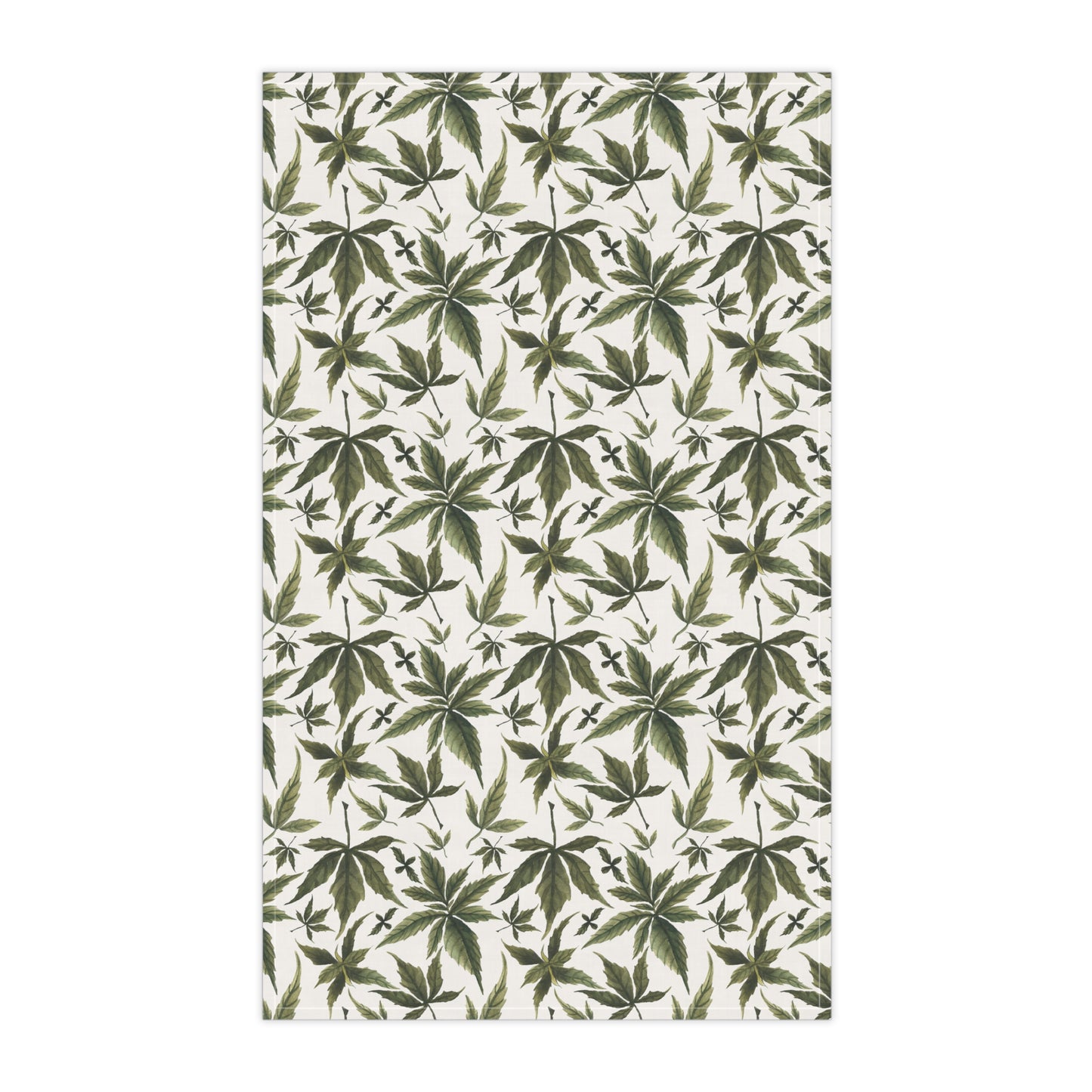 100% Cotton Twill Kitchen Towel - Emerald Herb