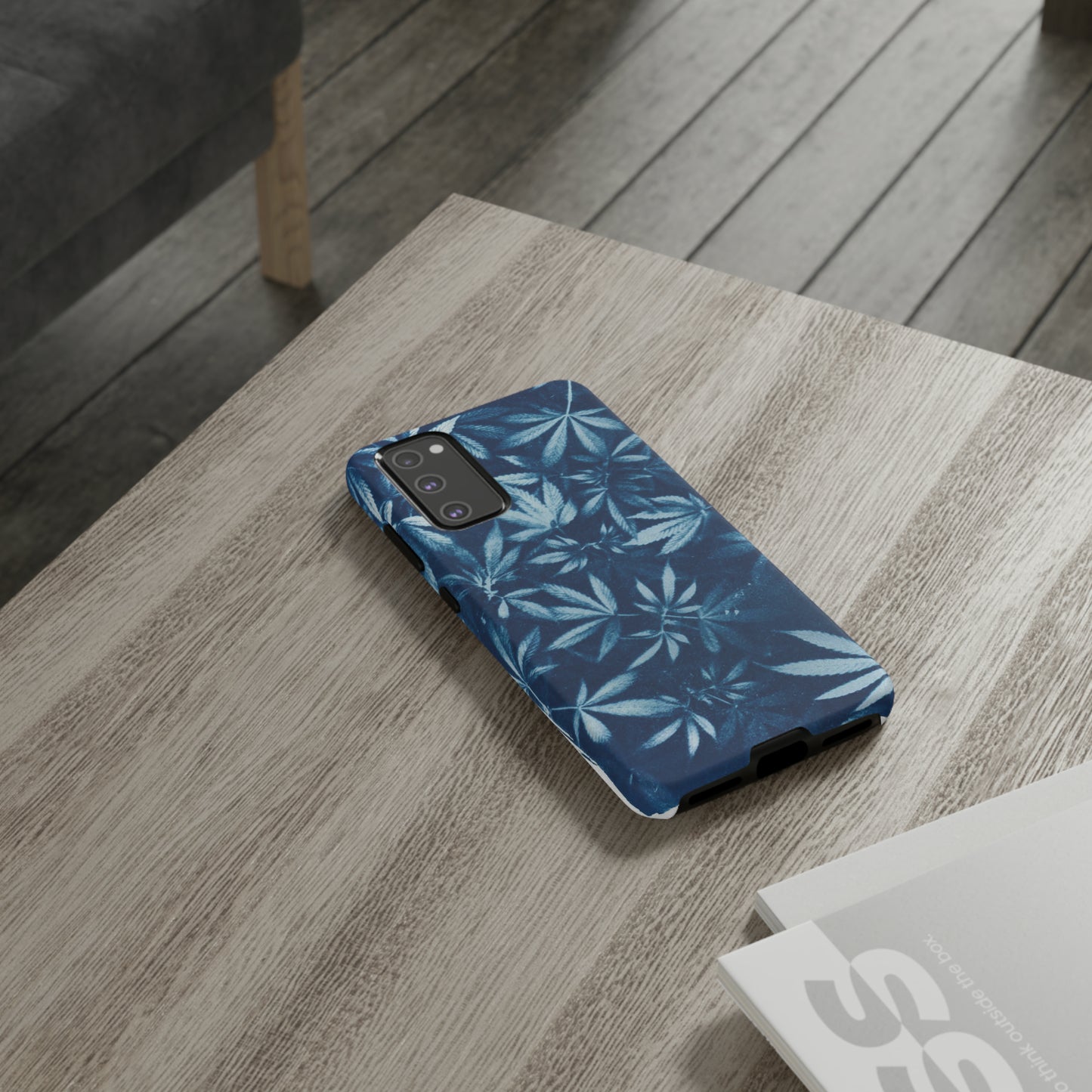 Tough Cell Phone Cases - Cyanotype Print